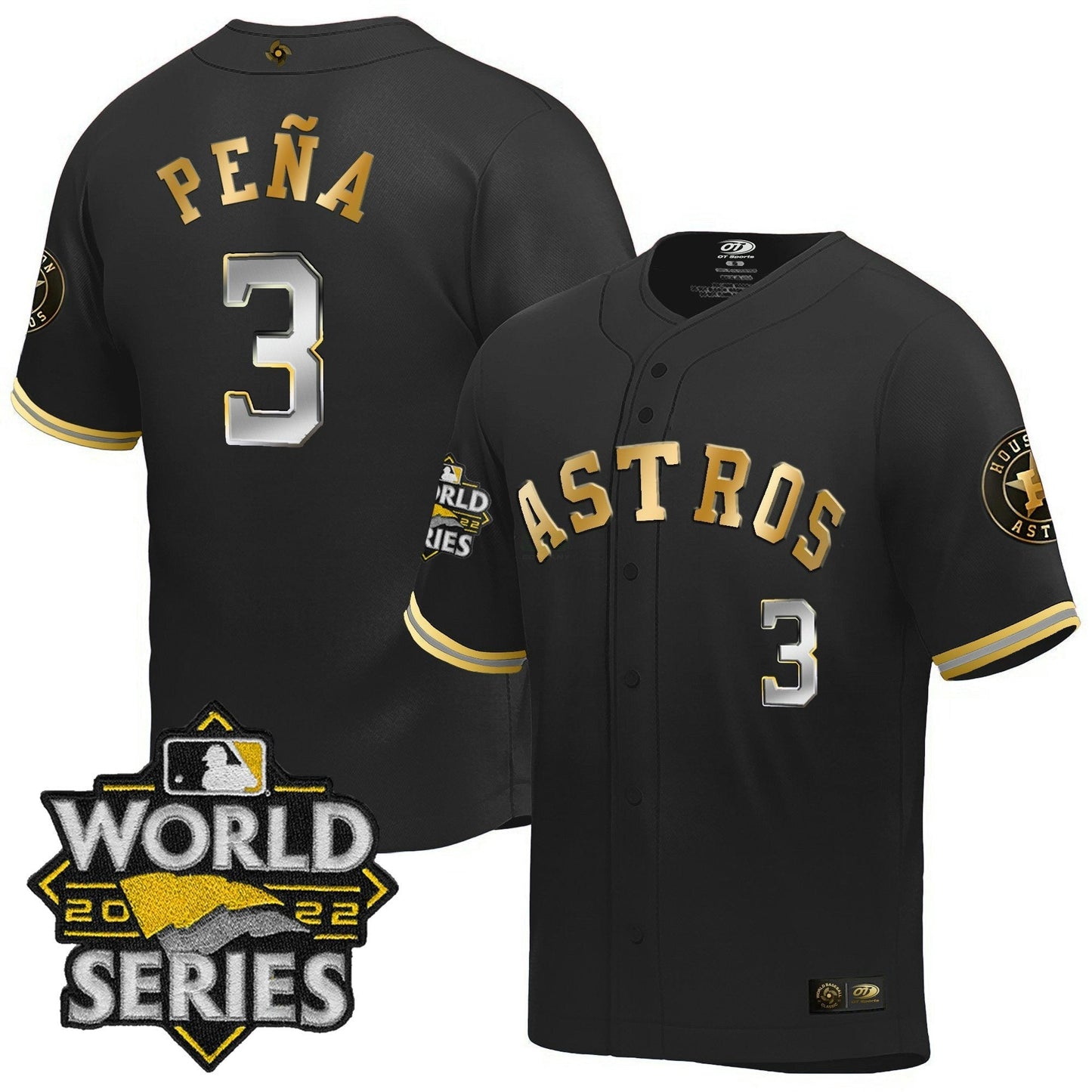 Camisa MLB Men’s Houston World Series Classic Jersey