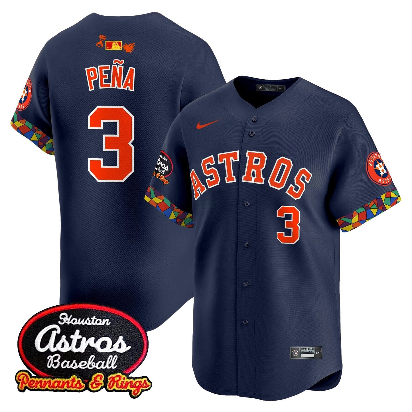 Camisa MLB Men’s Houston x El Tiempo Cantina Vapor Premier Limited Jersey