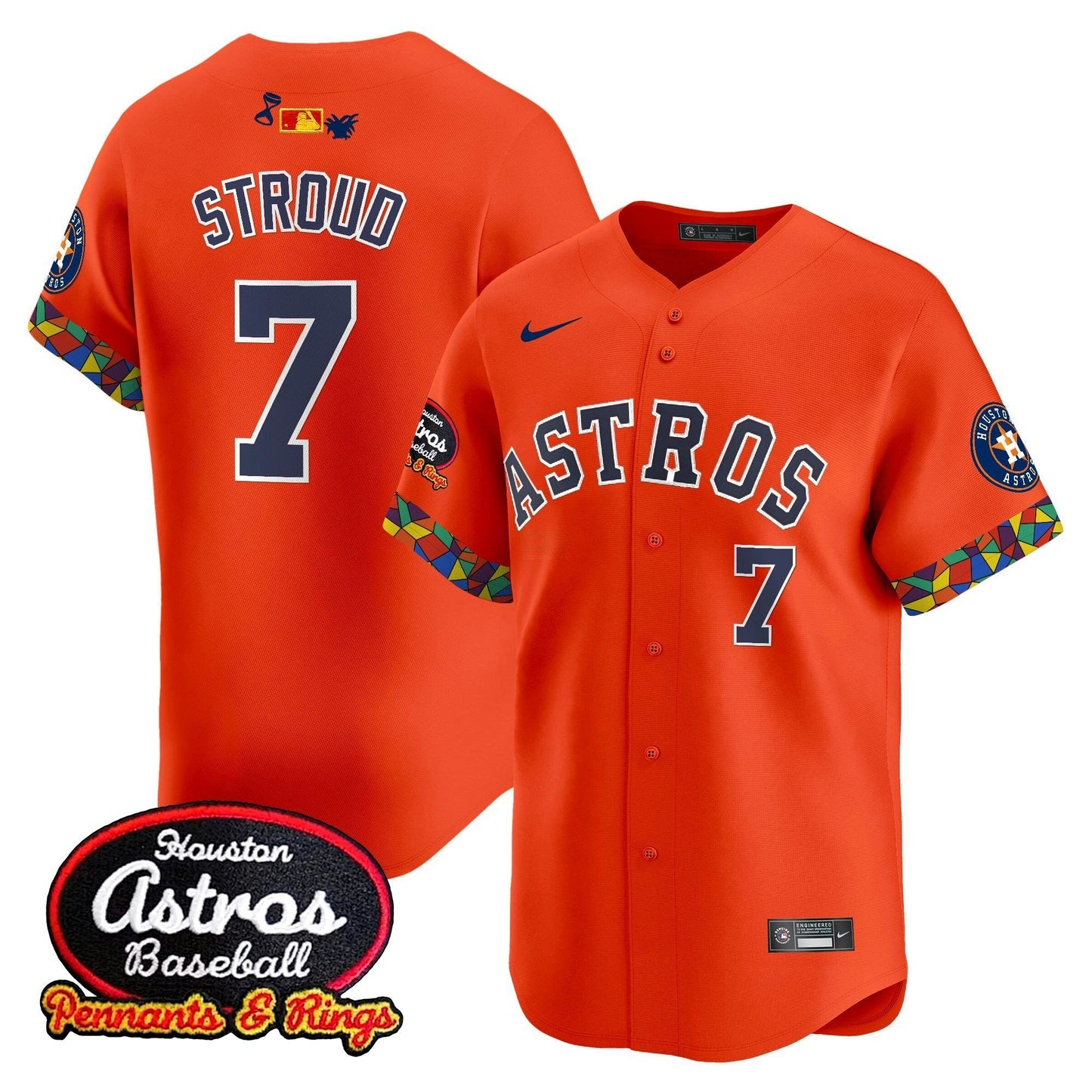 Camisa MLB Men’s Houston x El Tiempo Cantina Vapor Premier Limited Jersey