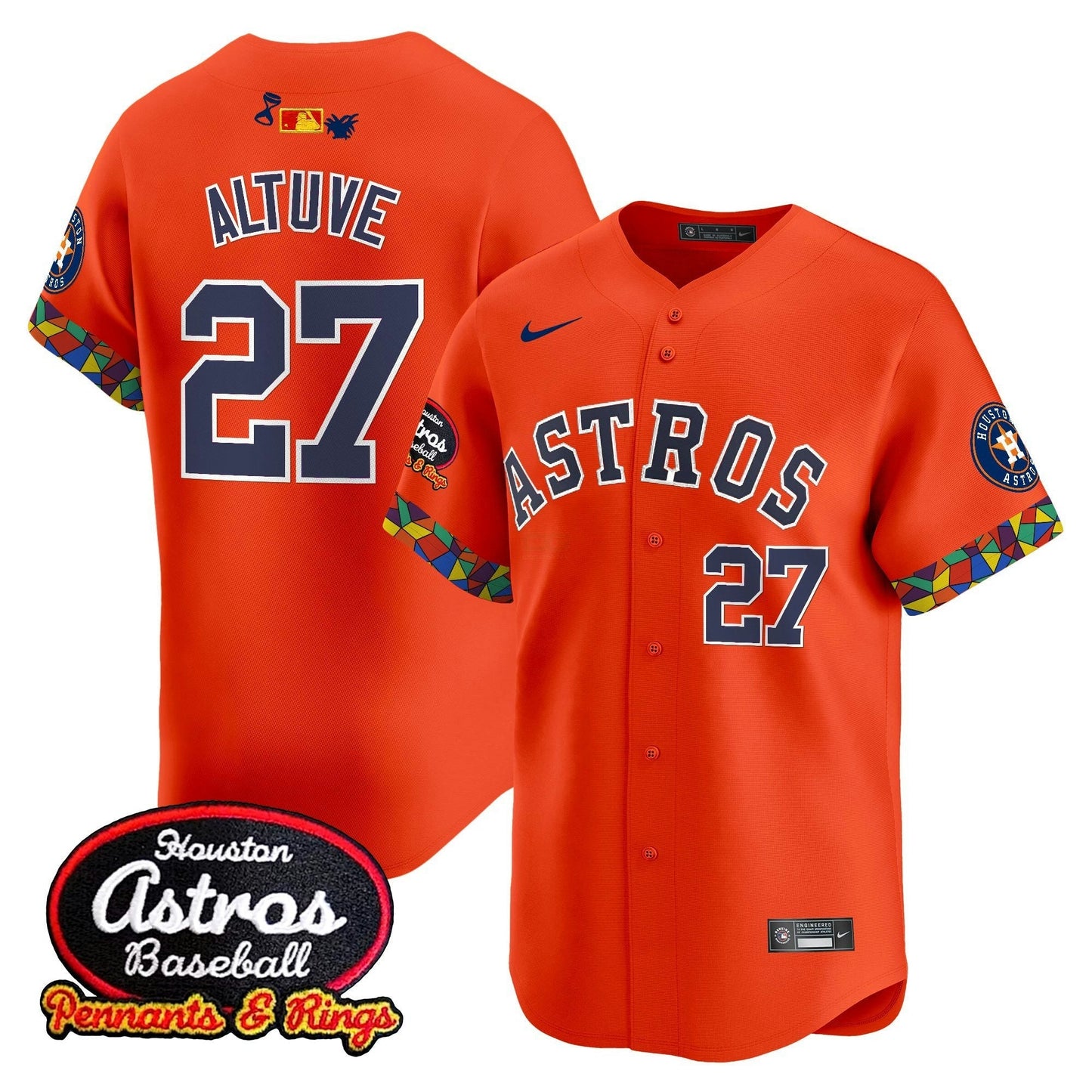 Camisa MLB Men’s Houston x El Tiempo Cantina Vapor Premier Limited Jersey