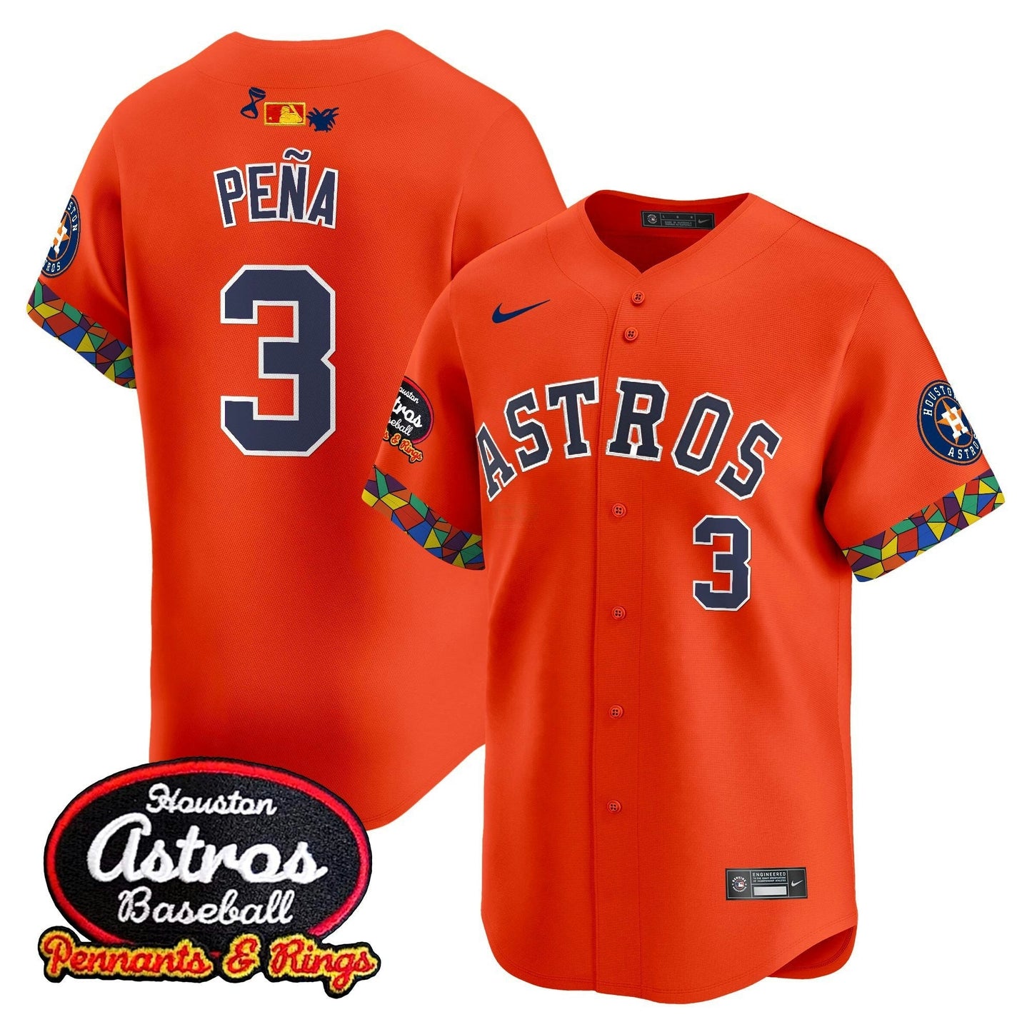 Camisa MLB Men’s Houston x El Tiempo Cantina Vapor Premier Limited Jersey