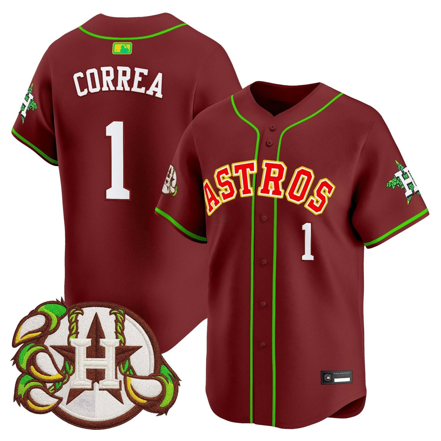Camisa MLB Men’s Houston x Hopadillo Karbach Brewing Co. Vapor Premier Limited Jersey