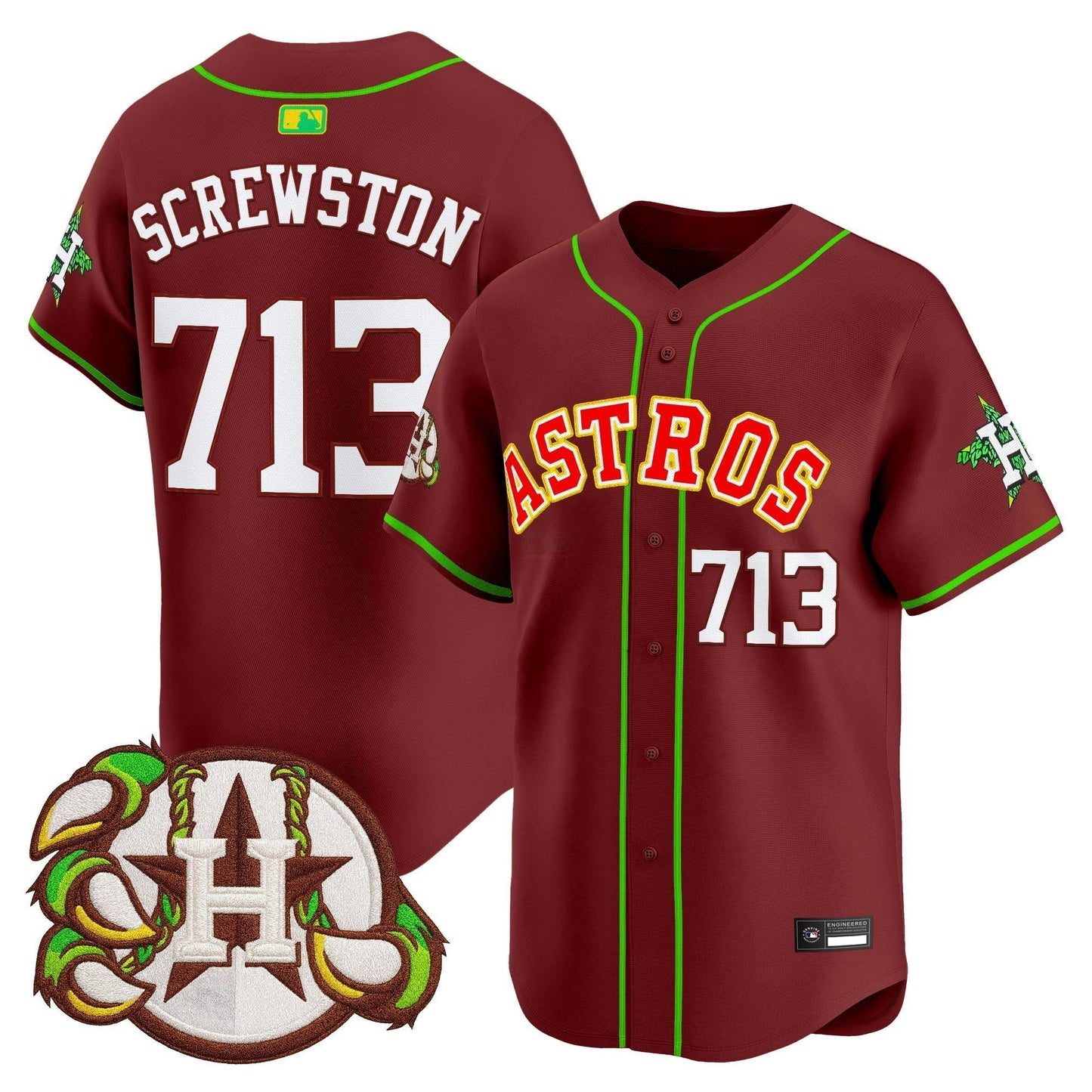 Camisa MLB Men’s Houston x Hopadillo Karbach Brewing Co. Vapor Premier Limited Jersey