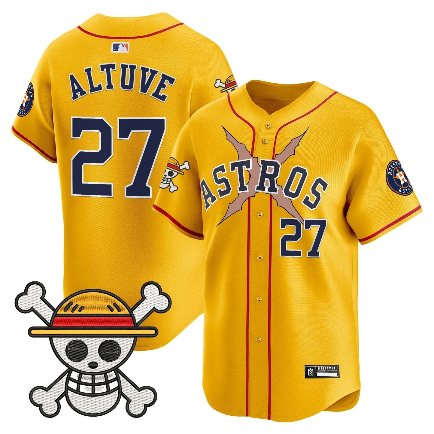 Camisa MLB Men’s Houston x One Piece 2025 Vapor Premier Limited Jersey