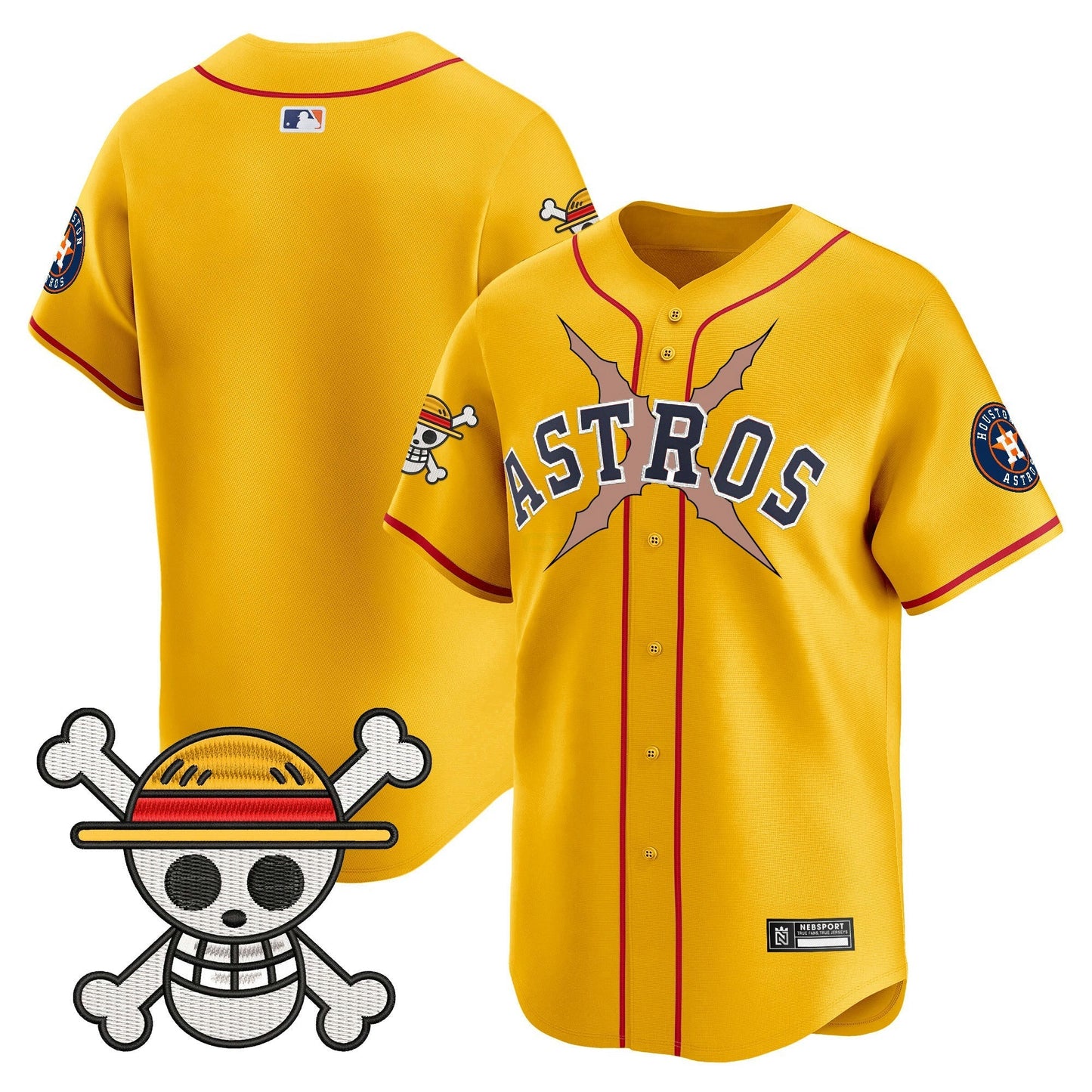 Camisa MLB Men’s Houston x One Piece 2025 Vapor Premier Limited Jersey