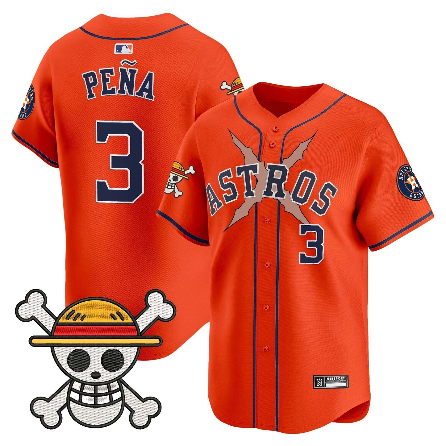Camisa MLB Men’s Houston x One Piece 2025 Vapor Premier Limited Jersey