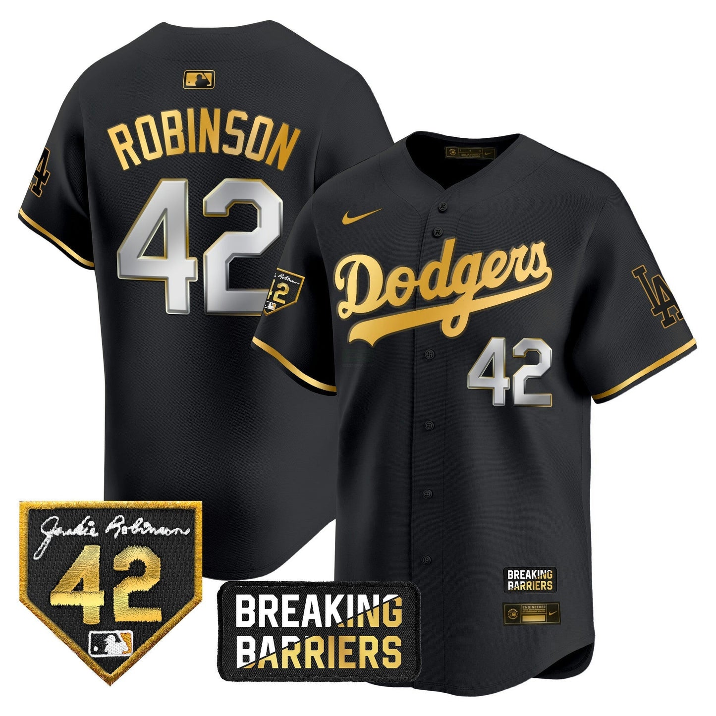 Camisa MLB Men’s Jackie Robinson Breaking Barriers Patch Vapor Premier Limited Jersey