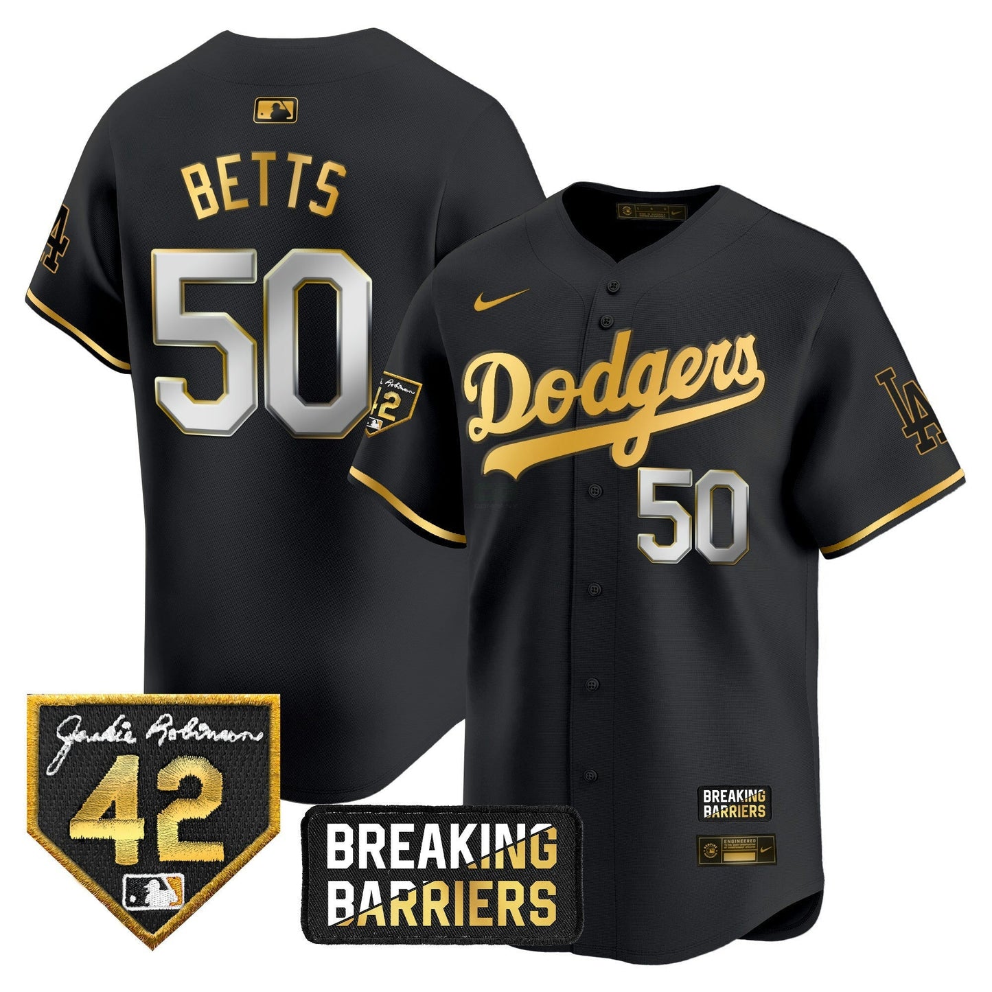 Camisa MLB Men’s Jackie Robinson Breaking Barriers Patch Vapor Premier Limited Jersey