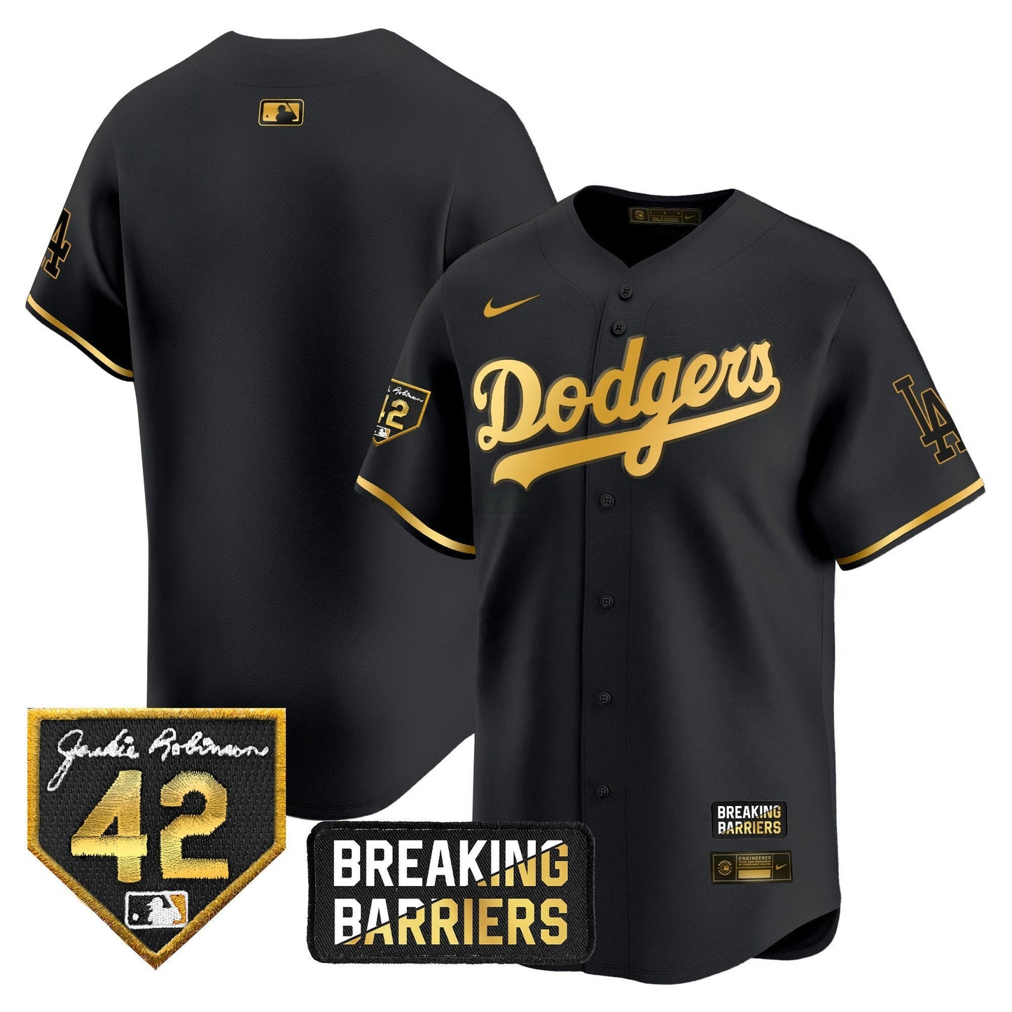 Camisa MLB Men’s Jackie Robinson Breaking Barriers Patch Vapor Premier Limited Jersey