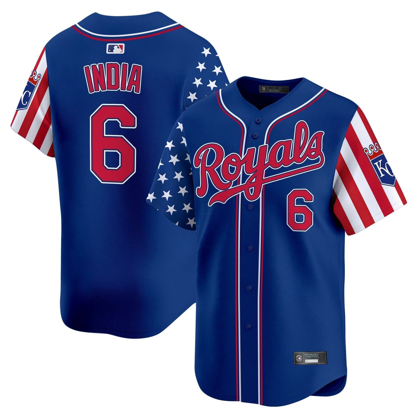 Camisa MLB Men’s Kansas City 2025 Independence Day Vapor Premier Limited Jersey