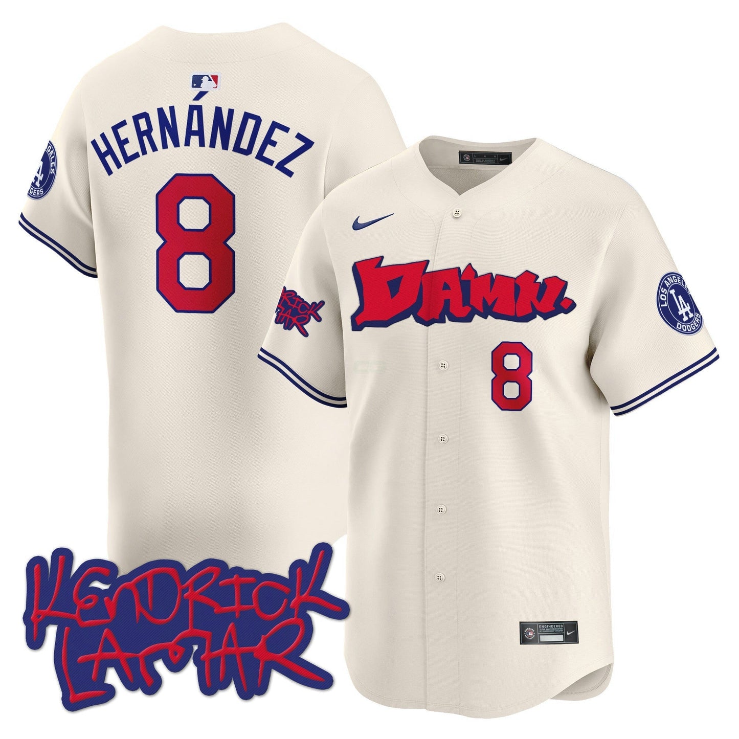 Camisa MLB Men’s Kendrick Lamar Vapor Premier Limited Jersey