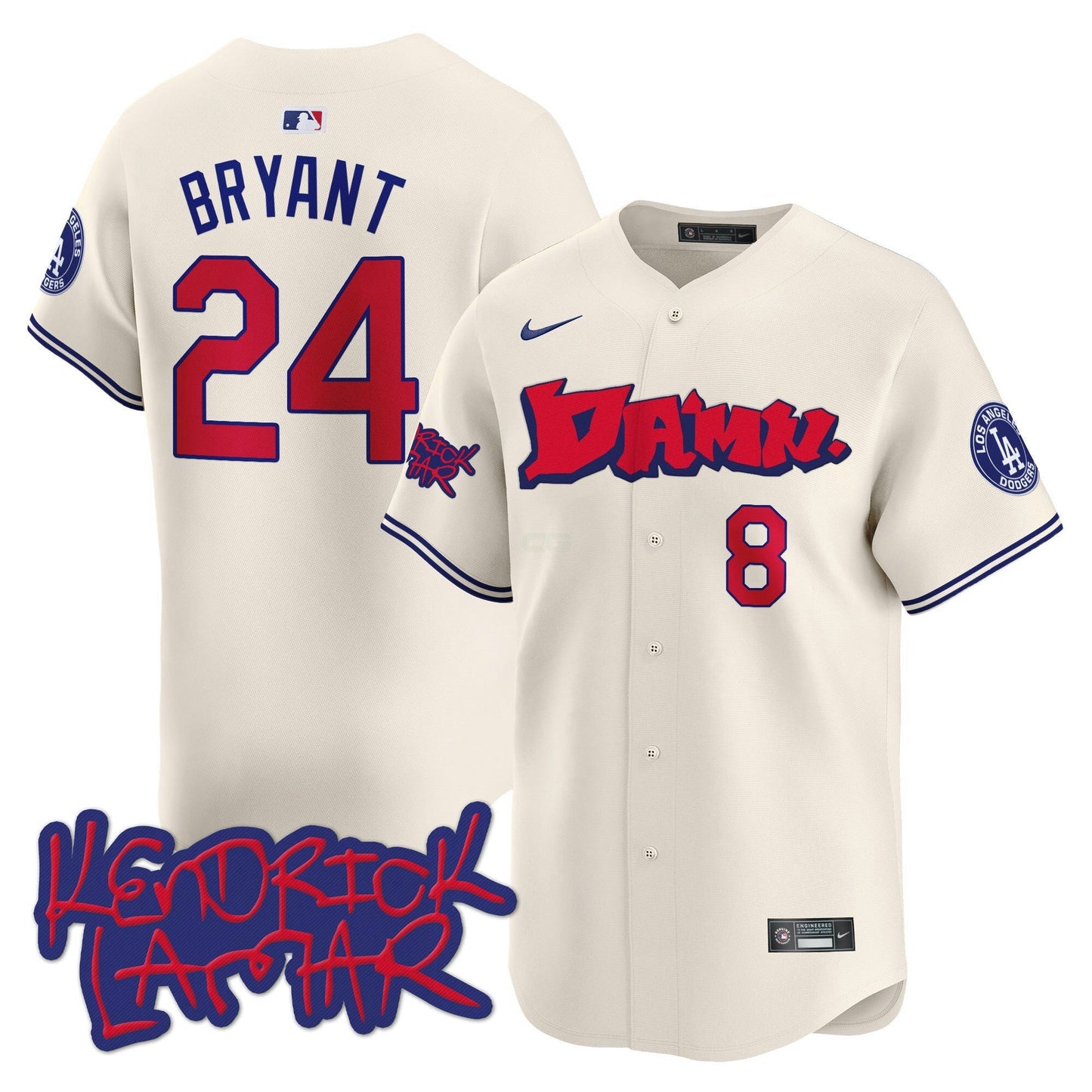 Camisa MLB Men’s Kendrick Lamar Vapor Premier Limited Jersey