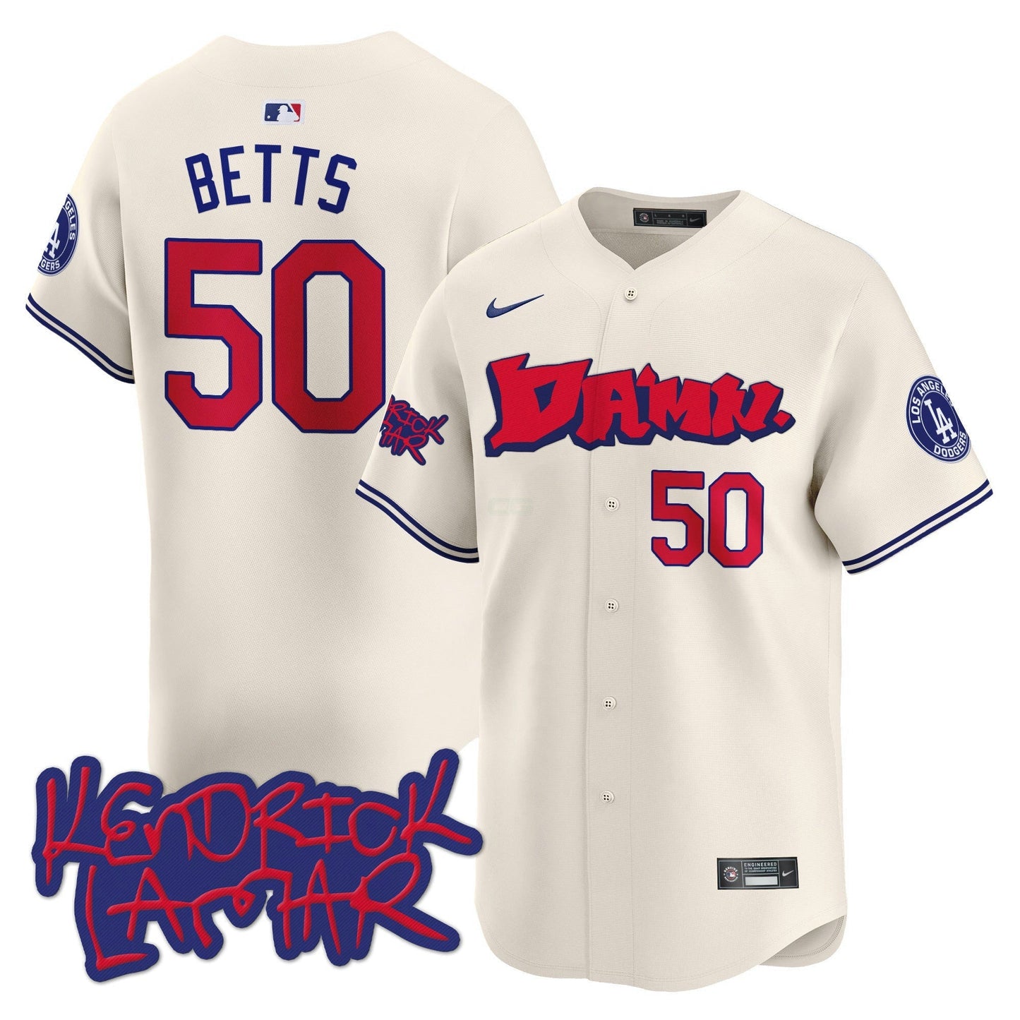 Camisa MLB Men’s Kendrick Lamar Vapor Premier Limited Jersey