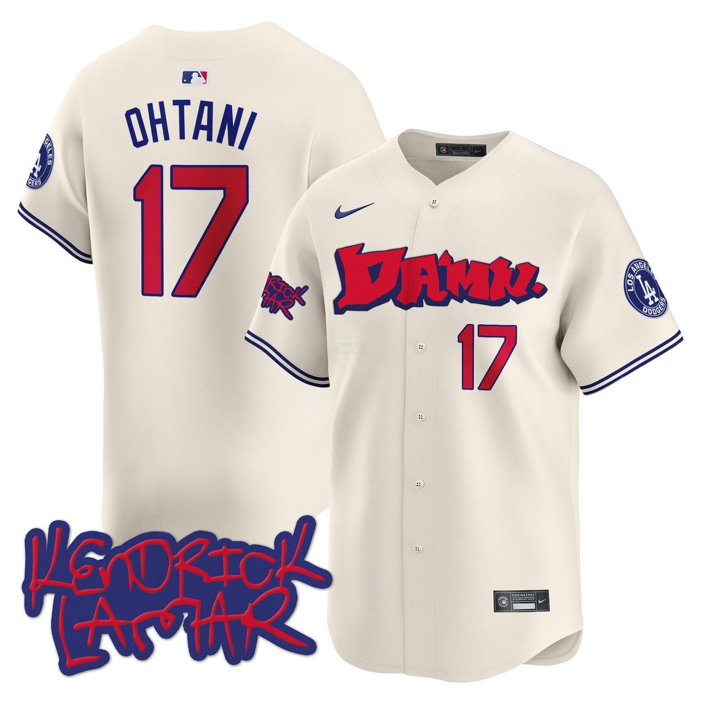Camisa MLB Men’s Kendrick Lamar Vapor Premier Limited Jersey