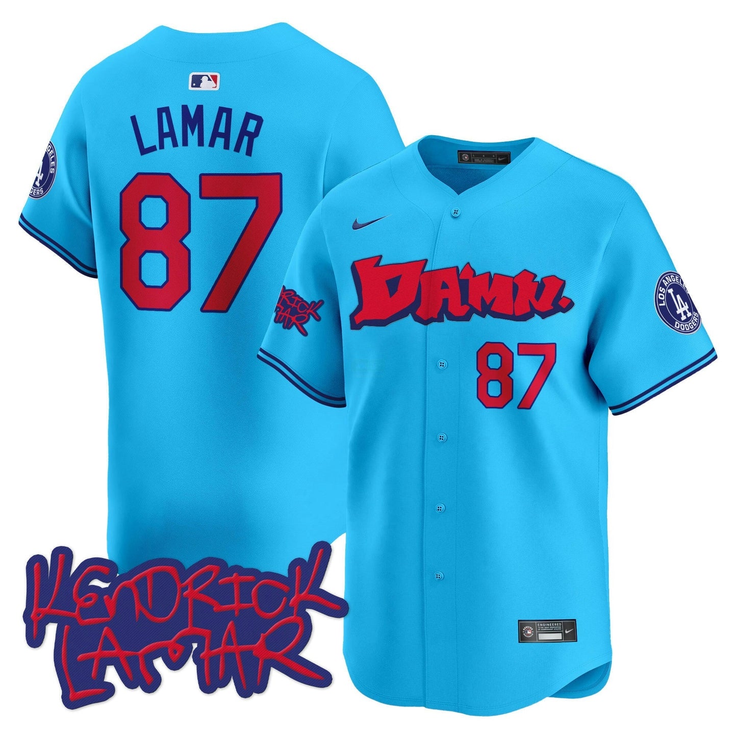 Camisa MLB Men’s Kendrick Lamar Vapor Premier Limited Jersey