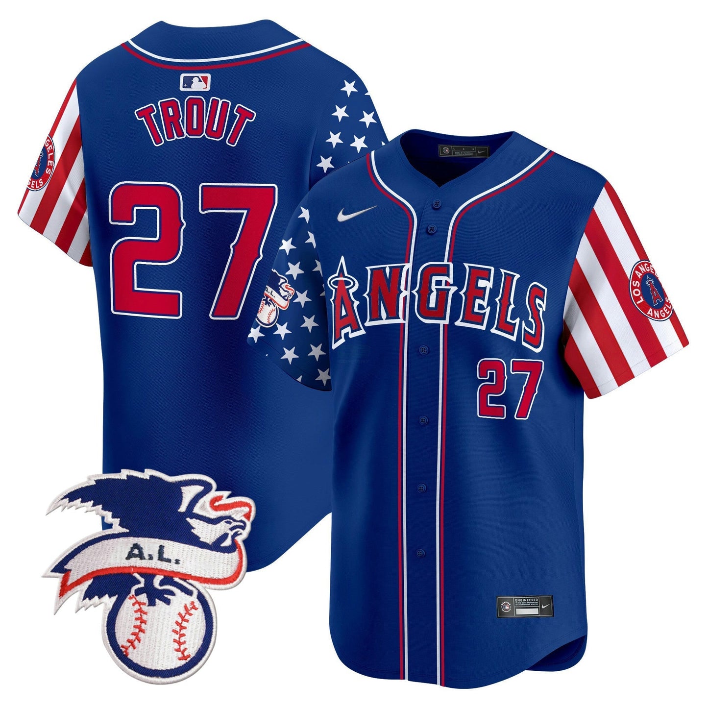 Camisa MLB Men’s Los Angeles 2024 Fourth of July Vapor Premier Limited Jersey