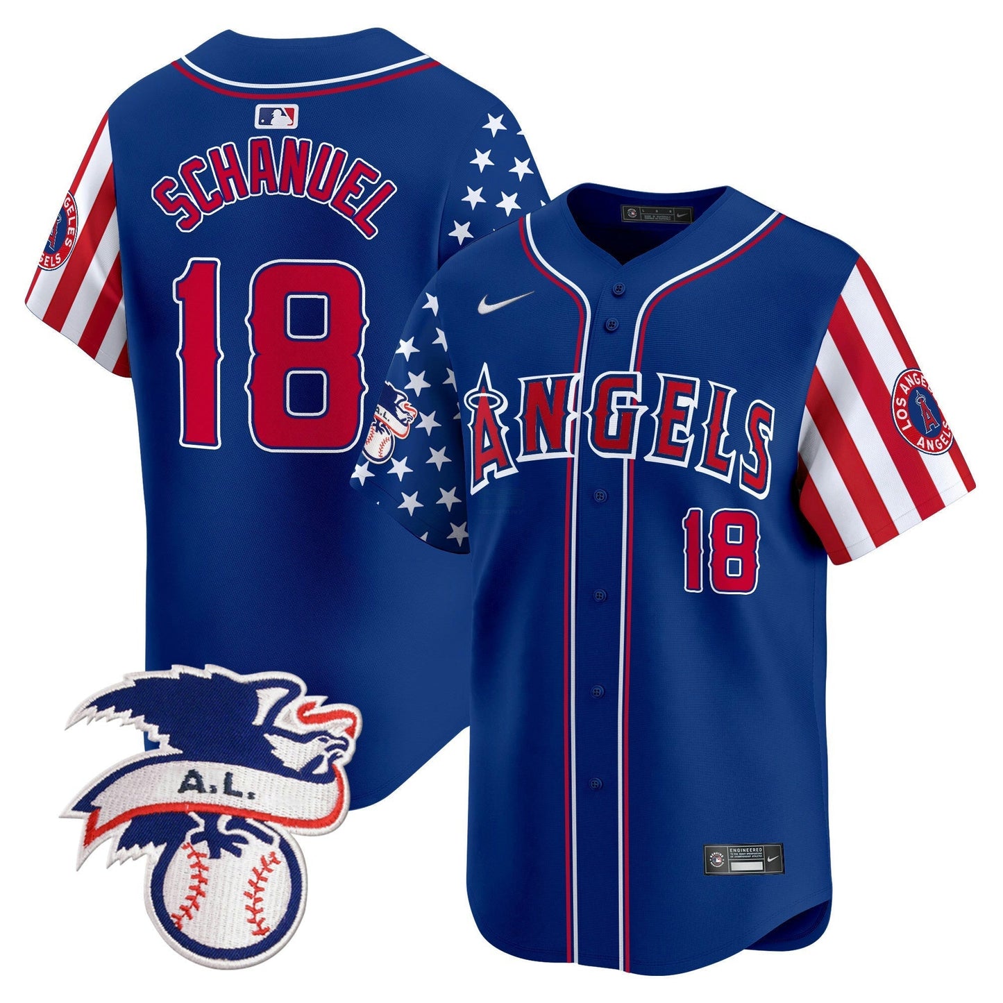 Camisa MLB Men’s Los Angeles 2024 Fourth of July Vapor Premier Limited Jersey