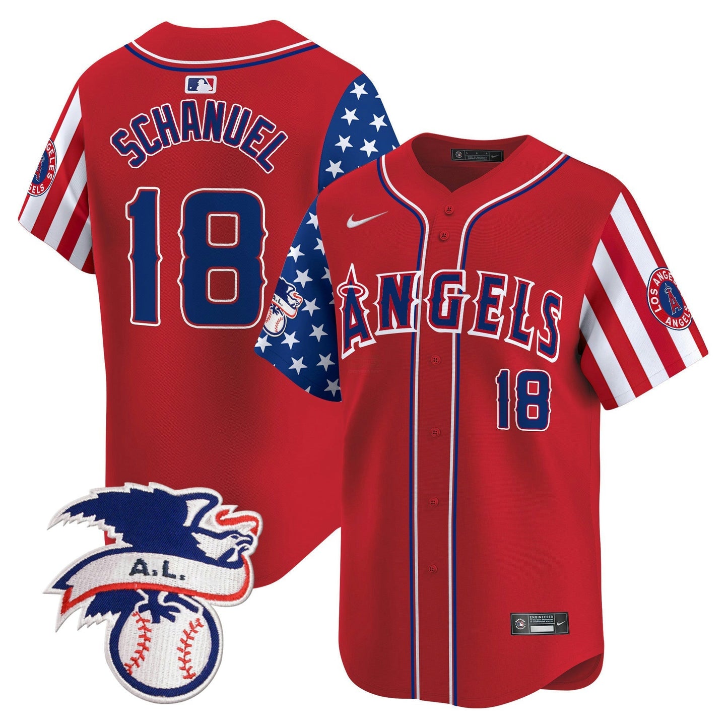 Camisa MLB Men’s Los Angeles 2024 Fourth of July Vapor Premier Limited Jersey