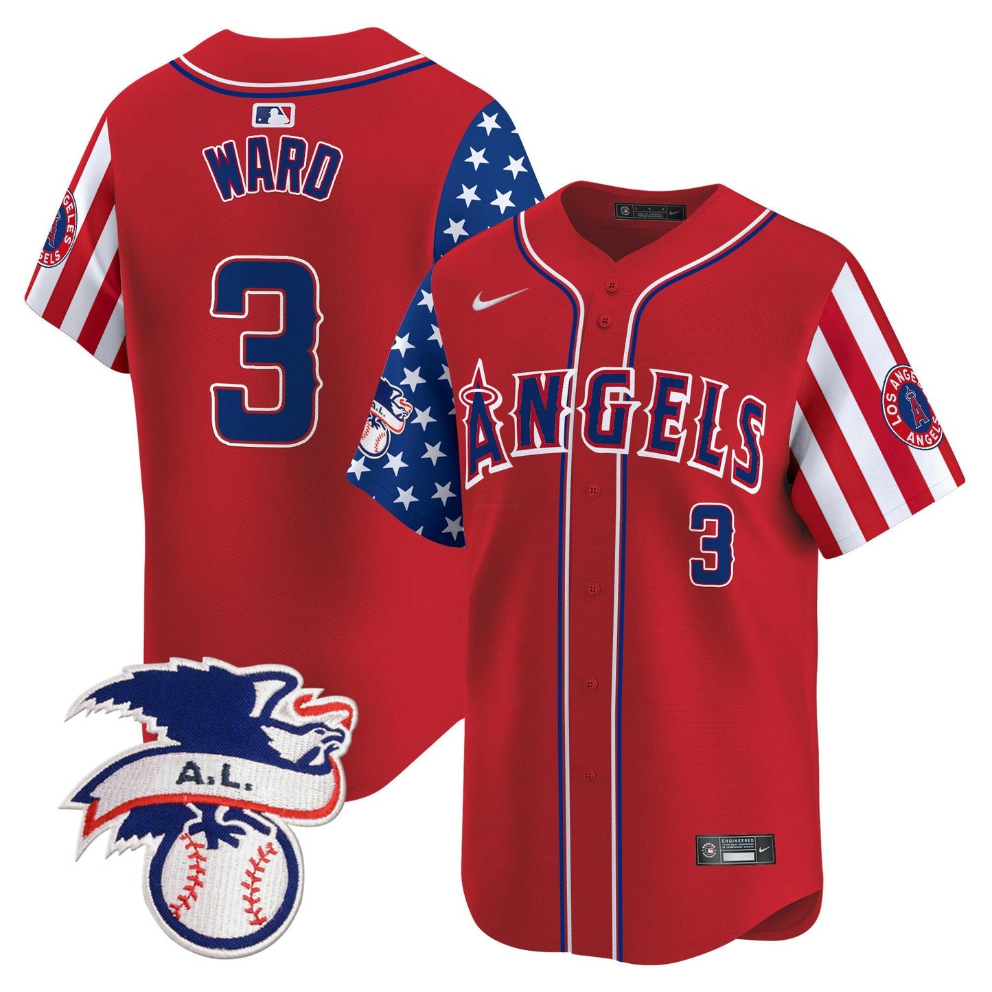 Camisa MLB Men’s Los Angeles 2024 Fourth of July Vapor Premier Limited Jersey