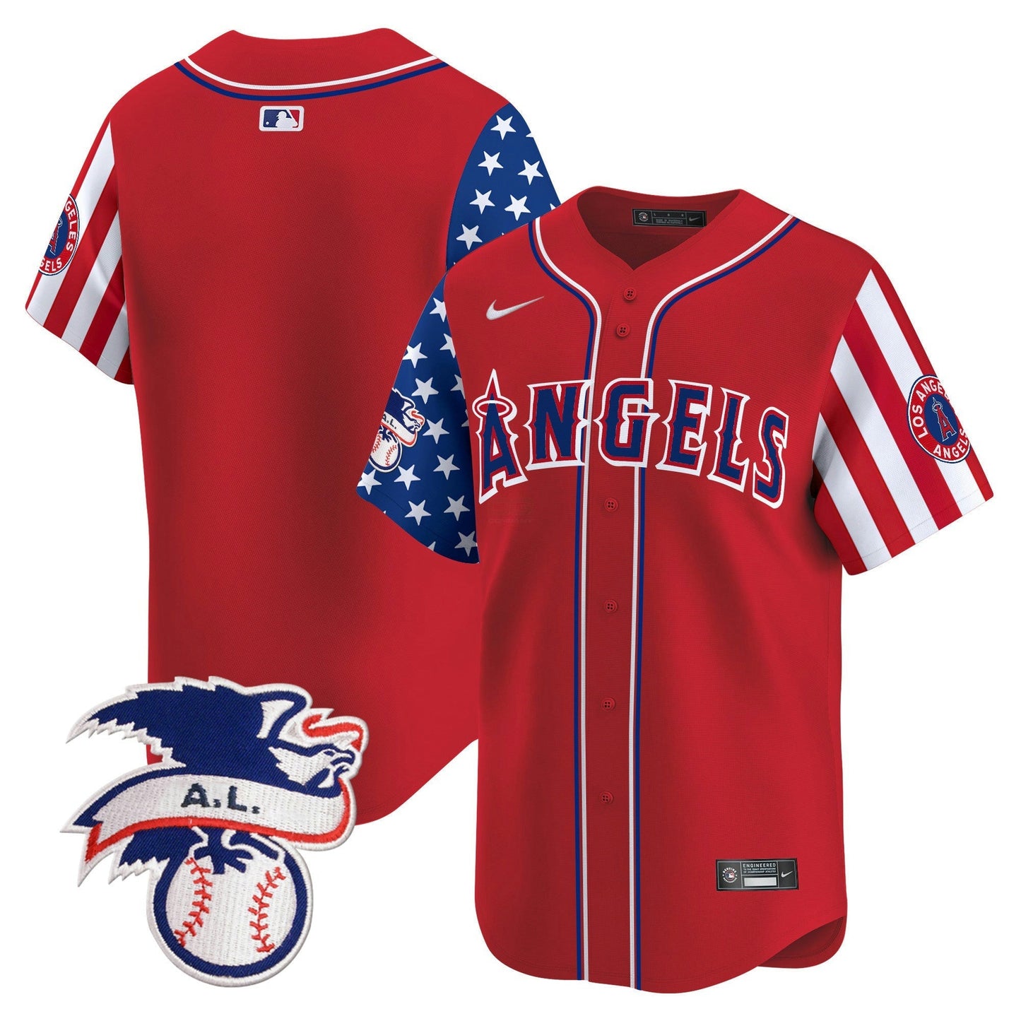 Camisa MLB Men’s Los Angeles 2024 Fourth of July Vapor Premier Limited Jersey