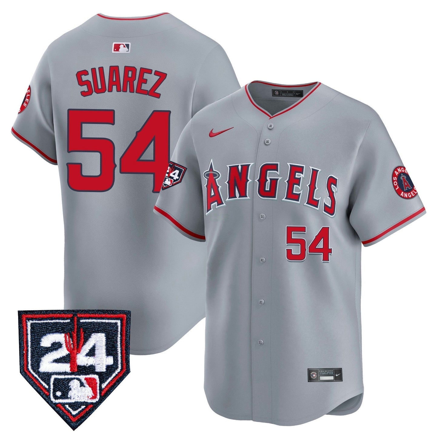Camisa MLB Men’s Los Angeles 2024 Spring Training Patch Vapor Premier Limited Jersey