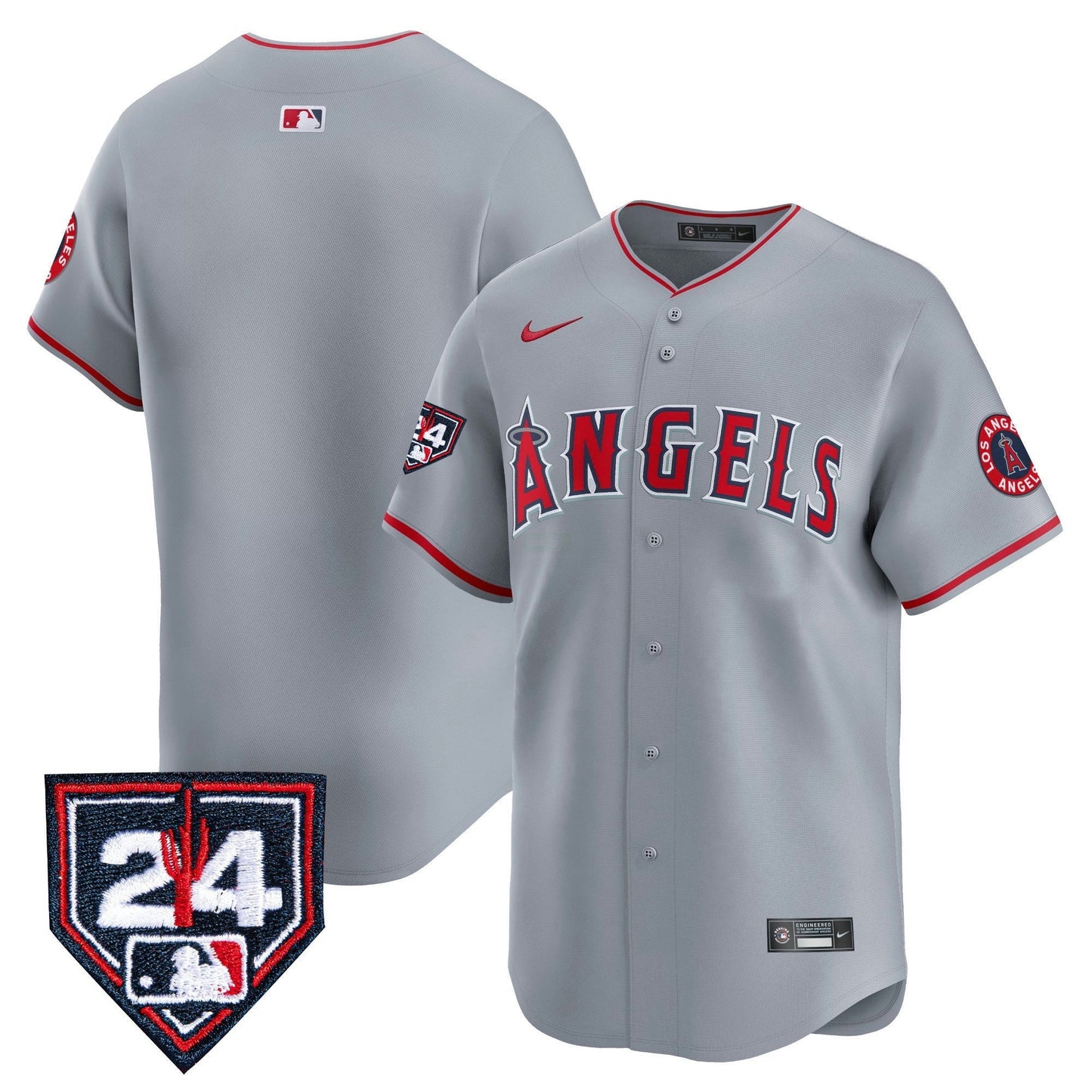 Camisa MLB Men’s Los Angeles 2024 Spring Training Patch Vapor Premier Limited Jersey