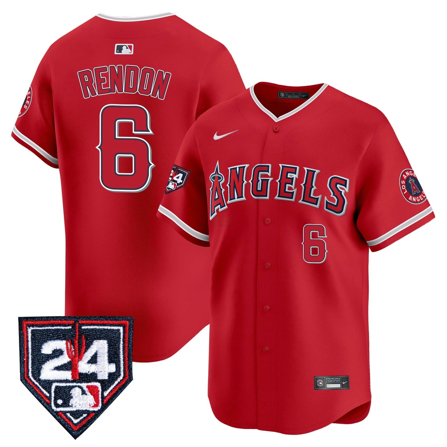 Camisa MLB Men’s Los Angeles 2024 Spring Training Patch Vapor Premier Limited Jersey