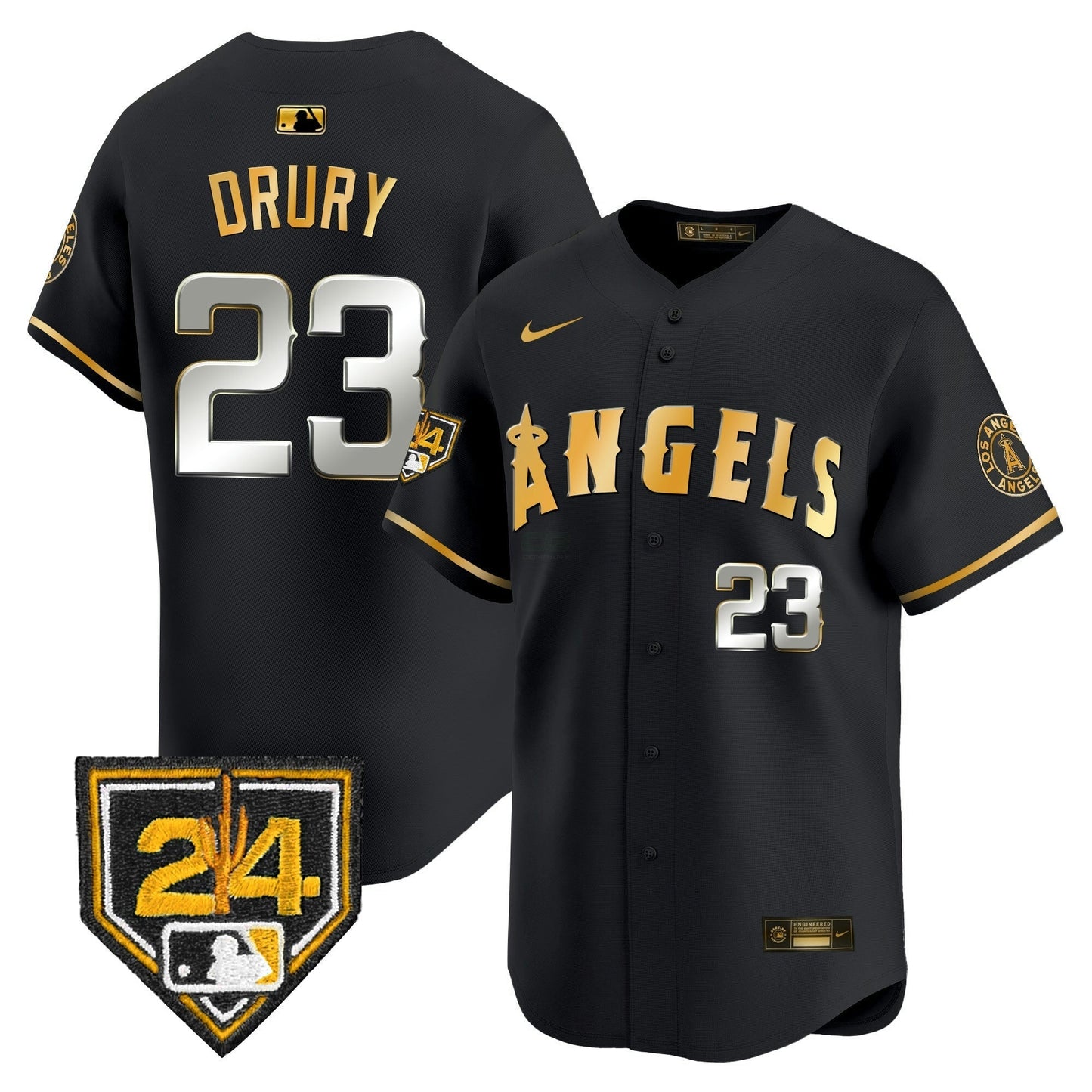 Camisa MLB Men’s Los Angeles 2024 Spring Training Patch Vapor Premier Limited Jersey