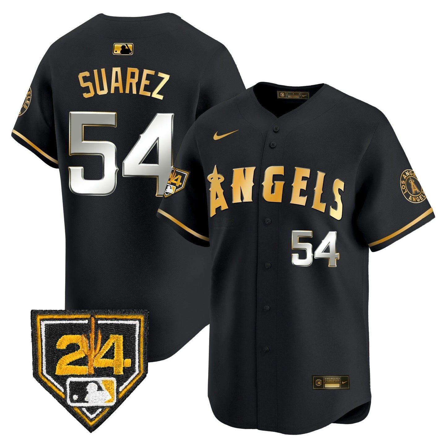 Camisa MLB Men’s Los Angeles 2024 Spring Training Patch Vapor Premier Limited Jersey