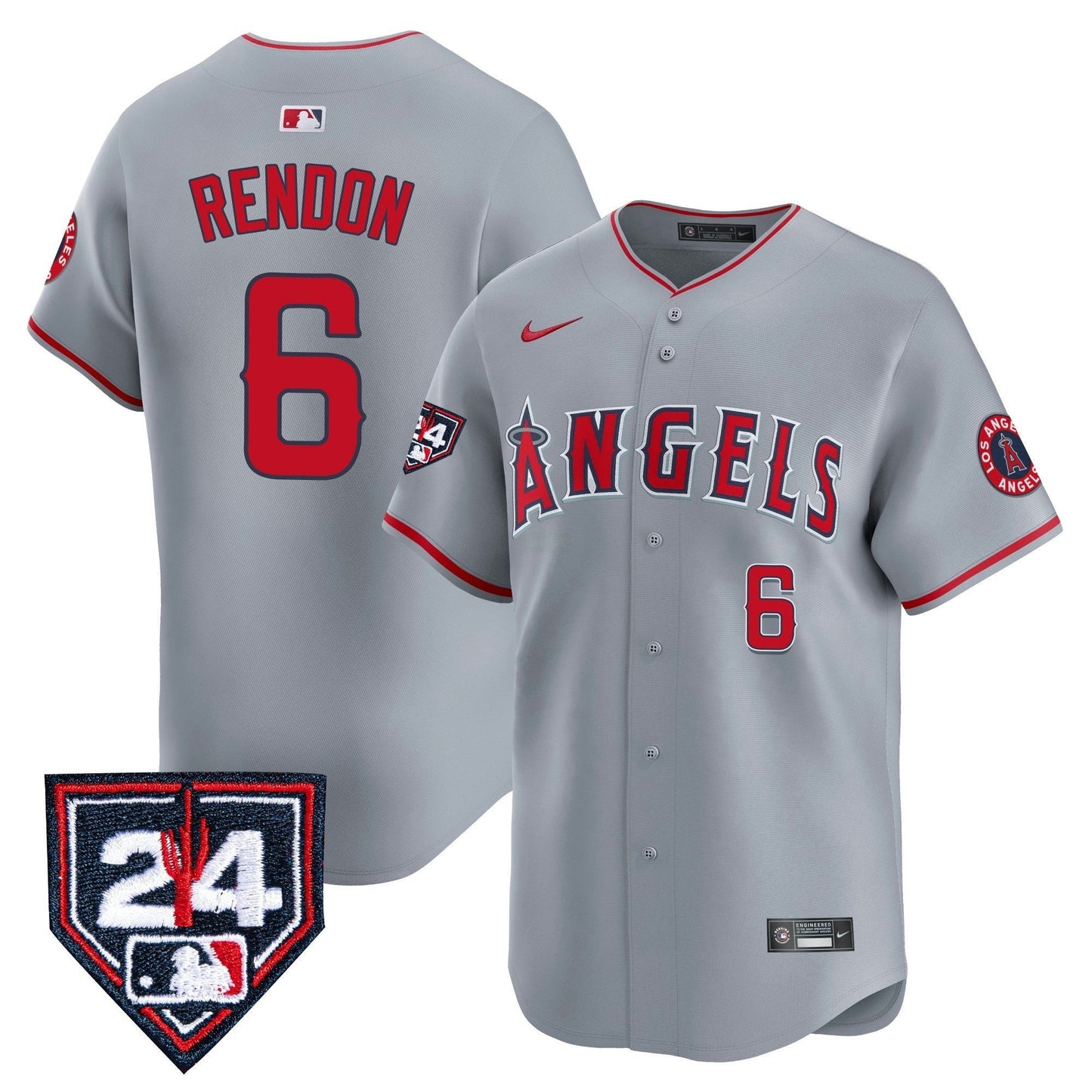 Camisa MLB Men’s Los Angeles 2024 Spring Training Patch Vapor Premier Limited Jersey
