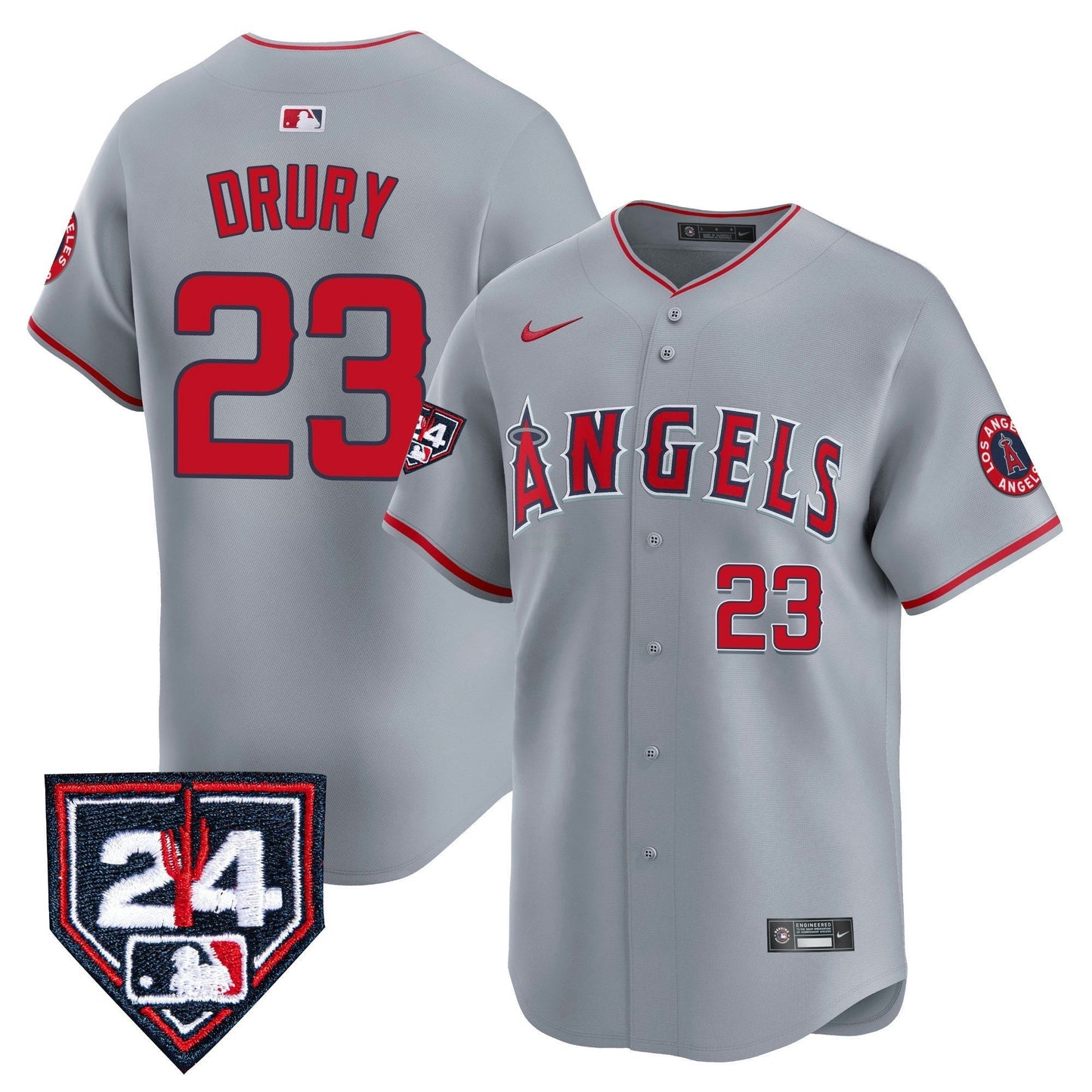Camisa MLB Men’s Los Angeles 2024 Spring Training Patch Vapor Premier Limited Jersey