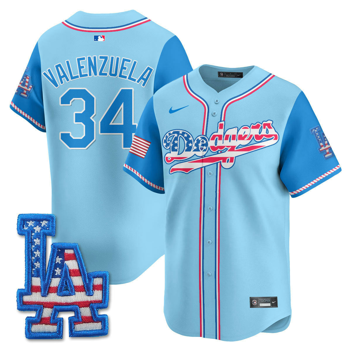 Camisa MLB Men’s Los Angeles 2025 Fourth of July Vapor Premier Limited Jersey