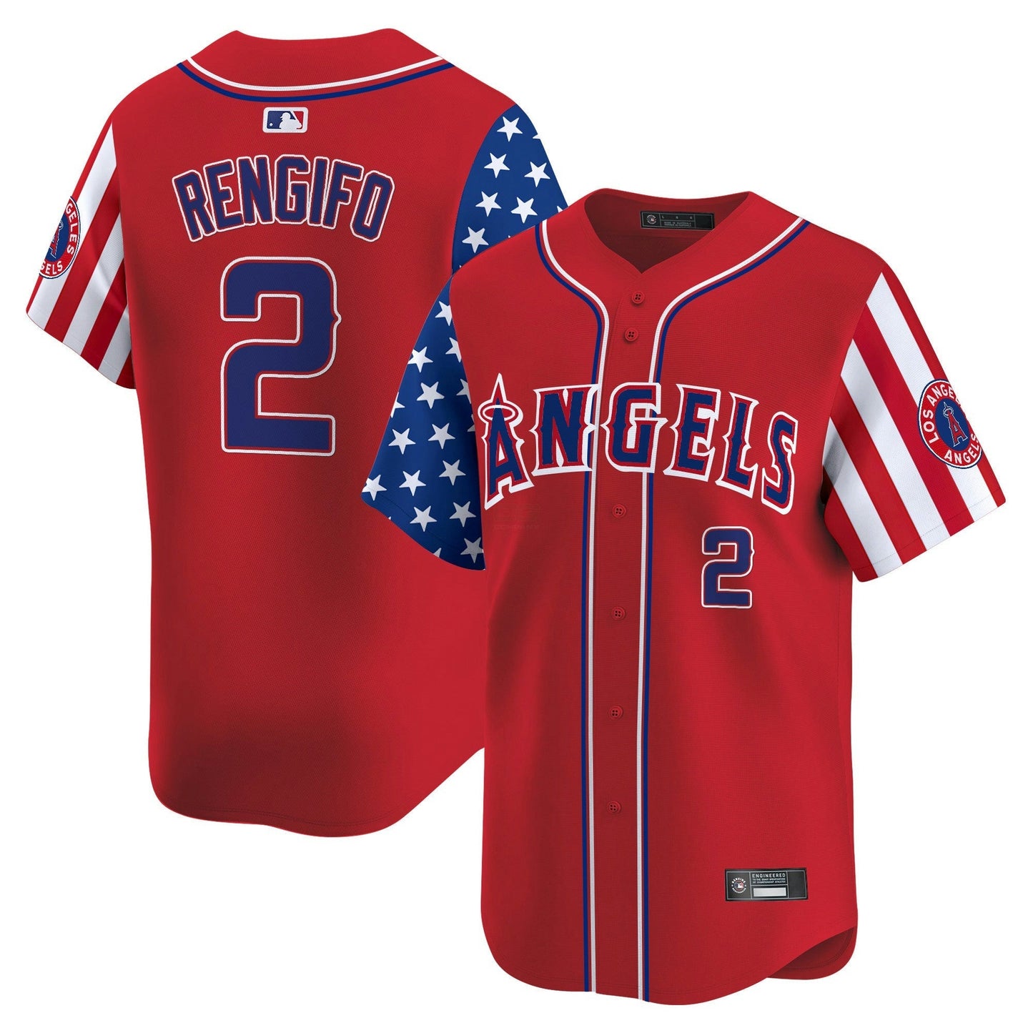 Camisa MLB Men’s Los Angeles 2025 Independence Day Vapor Premier Limited Jersey