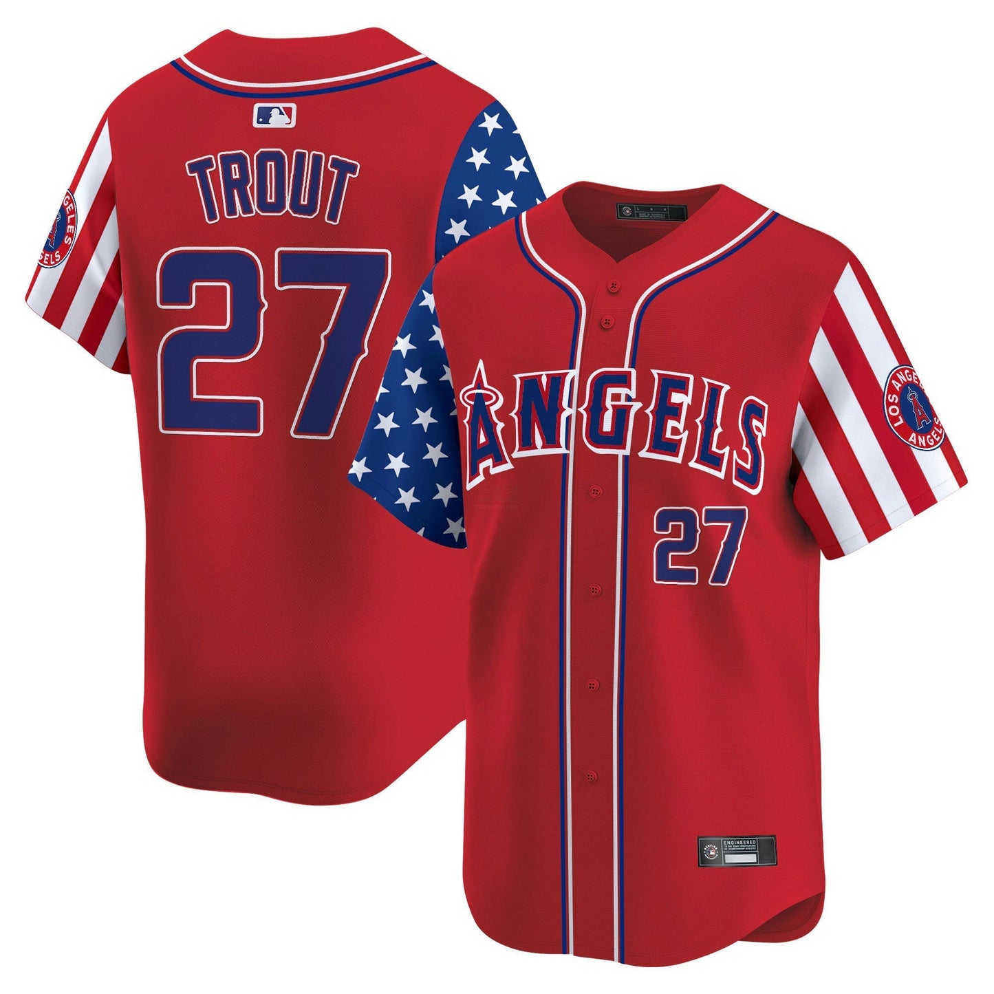 Camisa MLB Men’s Los Angeles 2025 Independence Day Vapor Premier Limited Jersey