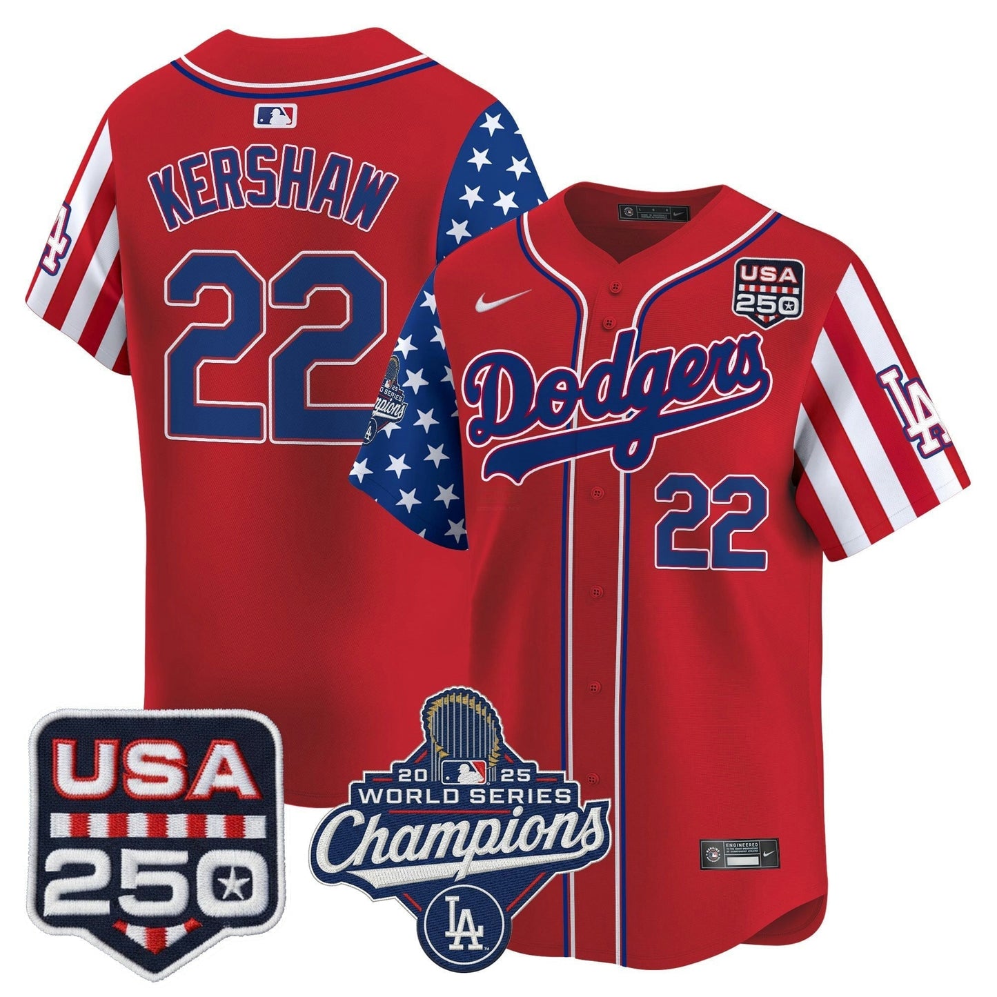 Camisa MLB Men’s Los Angeles “ America250” Edition Vapor Premier Limited Jersey V2