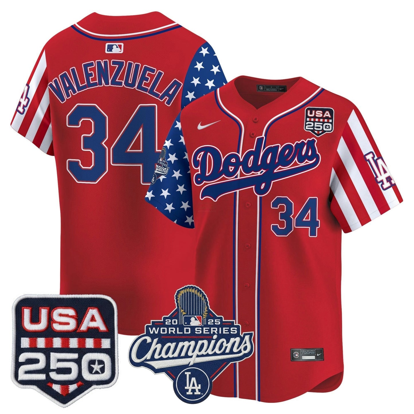 Camisa MLB Men’s Los Angeles “ America250” Edition Vapor Premier Limited Jersey V2