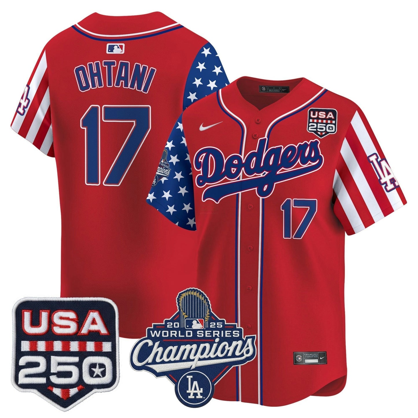 Camisa MLB Men’s Los Angeles “ America250” Edition Vapor Premier Limited Jersey V2