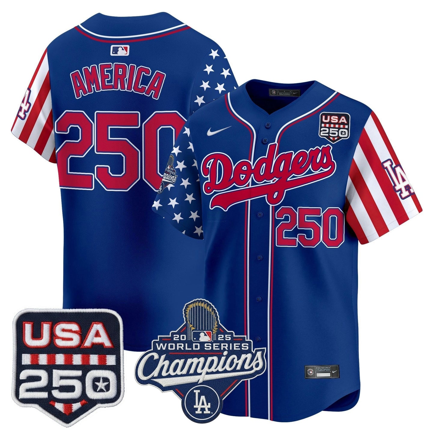 Camisa MLB Men’s Los Angeles “ America250” Edition Vapor Premier Limited Jersey V2