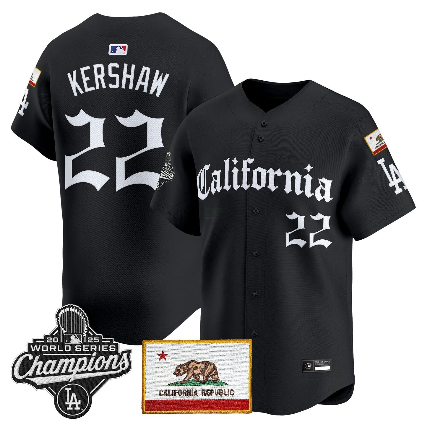 Camisa MLB Men’s Los Angeles “California Gothic Edition” Vapor Premier Limited Jersey