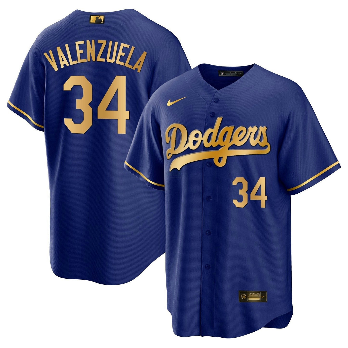 Camisa MLB Los Angeles Dodgers Men’s Los Angeles Cool Base Dourada Jersey