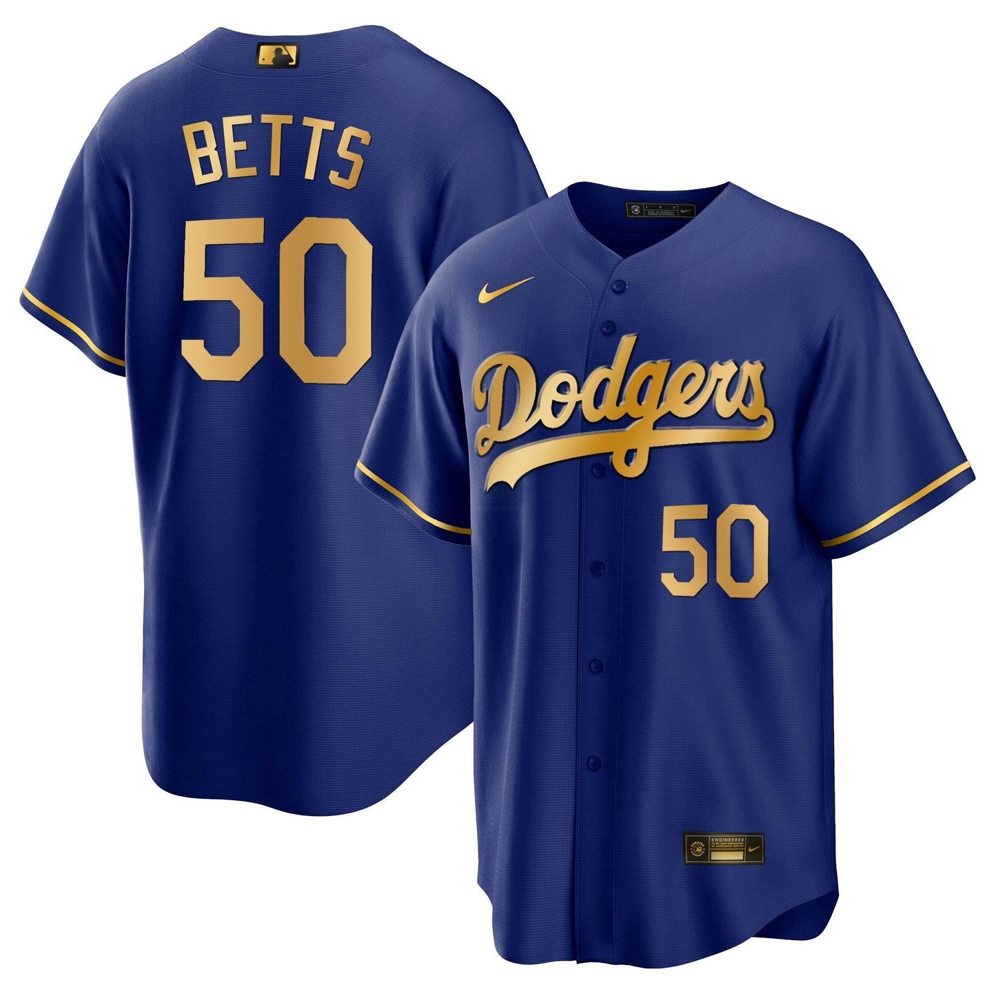Camisa MLB Los Angeles Dodgers Men’s Los Angeles Cool Base Dourada Jersey