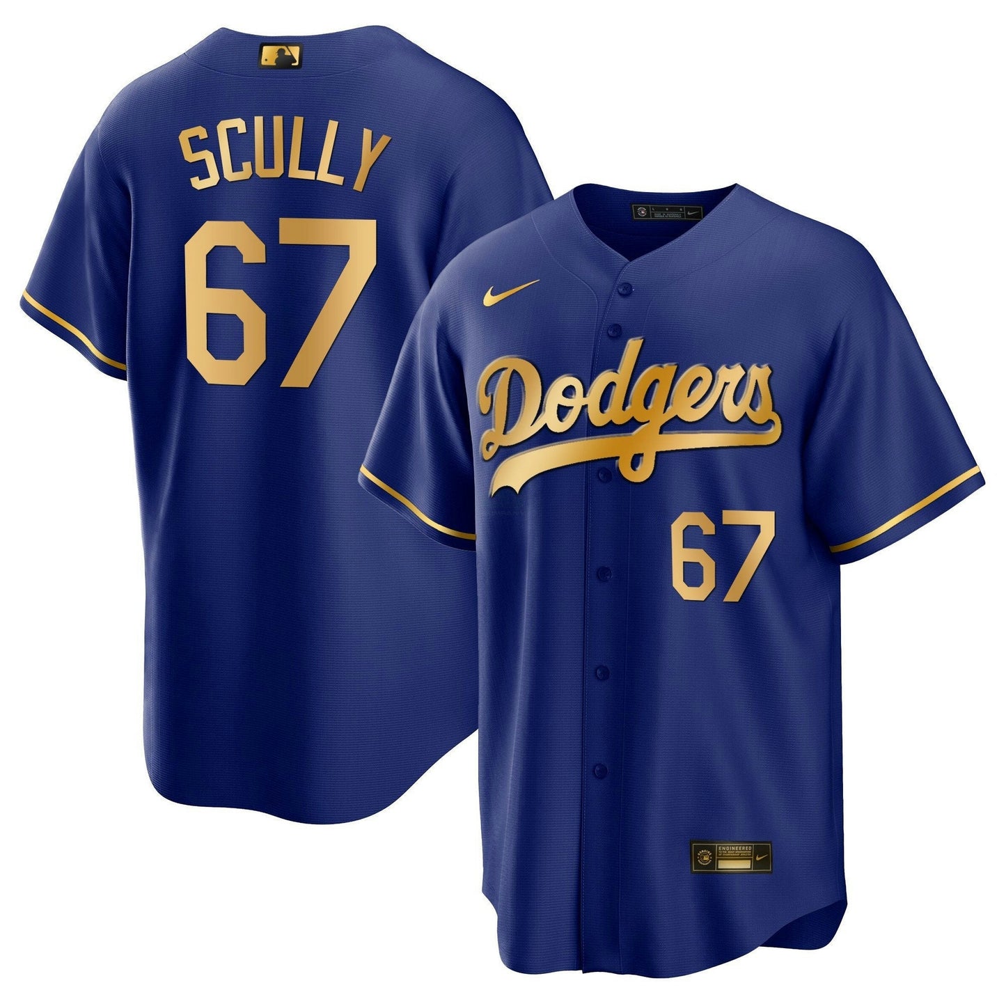Camisa MLB Los Angeles Dodgers Men’s Los Angeles Cool Base Dourada Jersey
