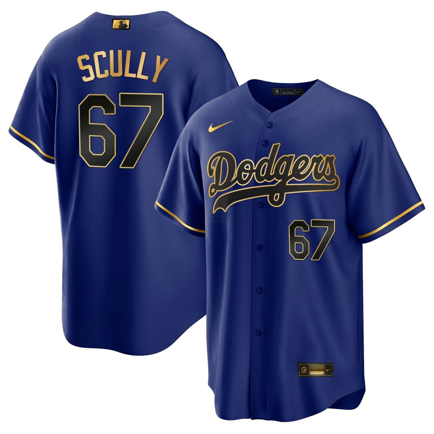 Camisa MLB Los Angeles Dodgers Men’s Los Angeles Cool Base Dourada Jersey