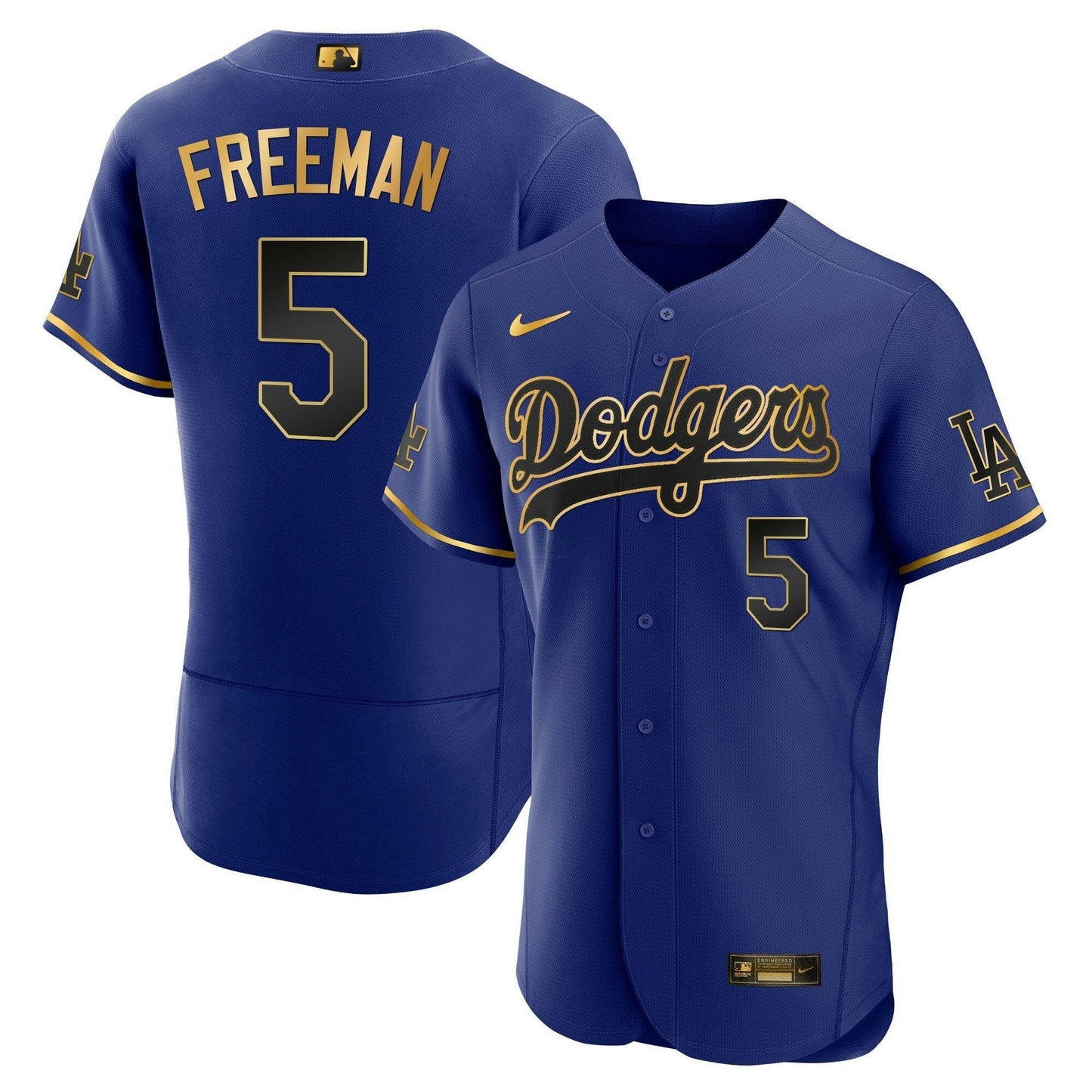 Camisa MLB Los Angeles Dodgers Men’s Los Angeles Flex Base Dourada Jersey