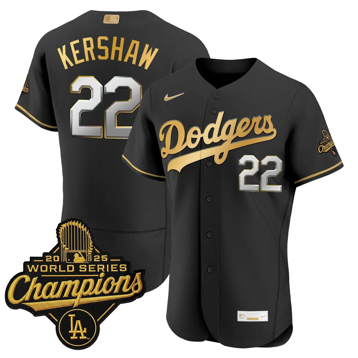 Camisa MLB Men’s Los Angeles “Gold Collection” Premier Elite Jersey