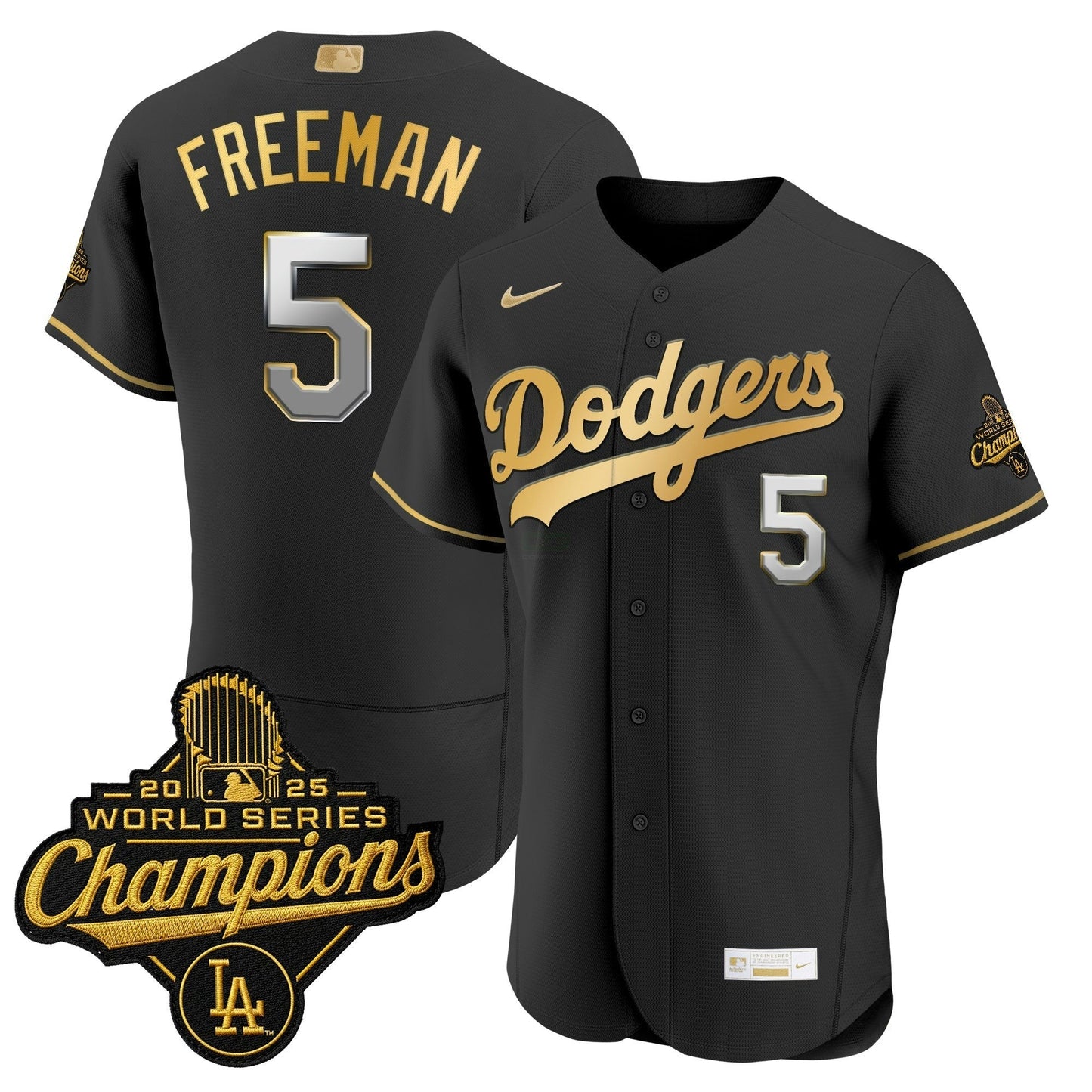 Camisa MLB Men’s Los Angeles “Gold Collection” Premier Elite Jersey