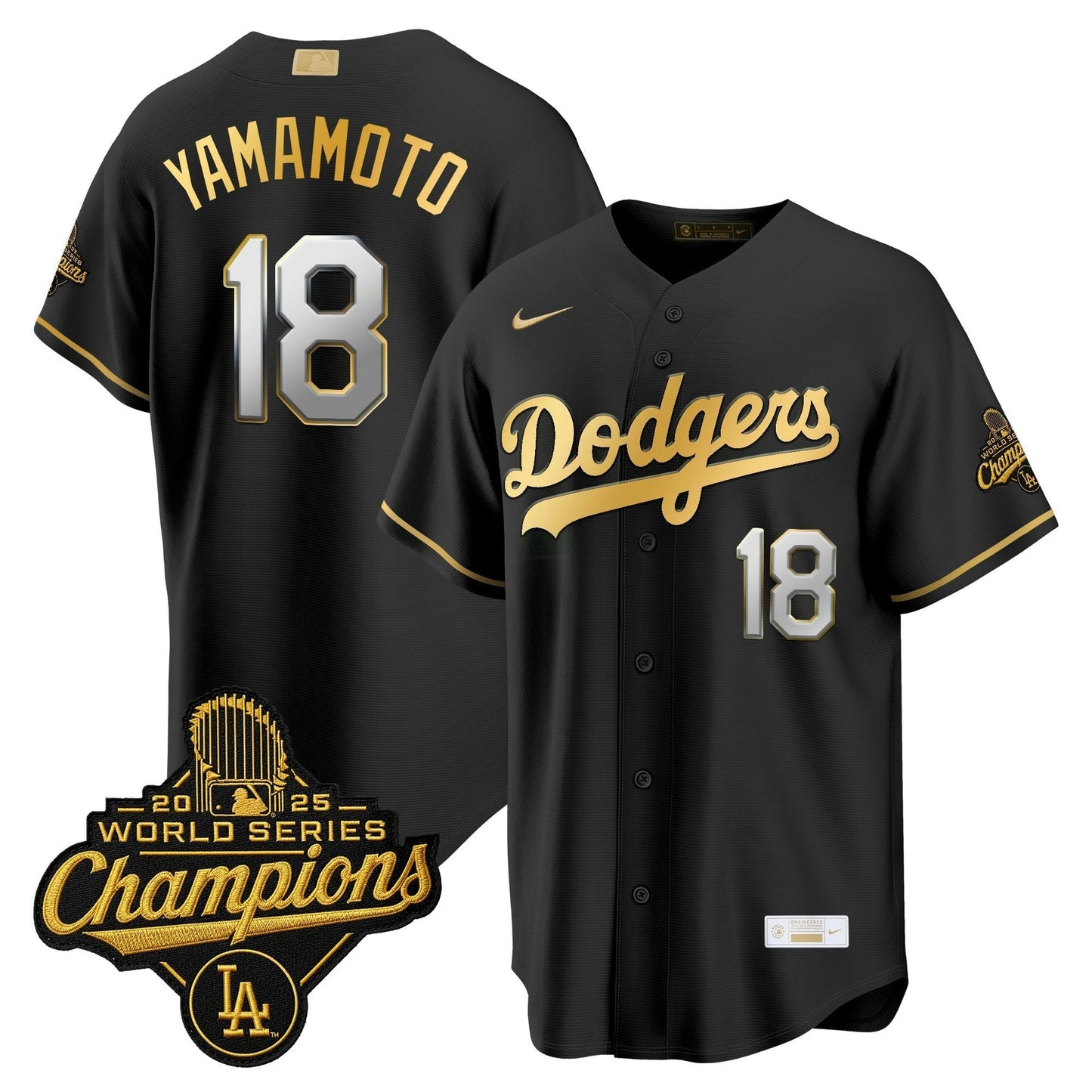 Camisa MLB Men’s Los Angeles “Gold Collection” Premier Limited Jersey