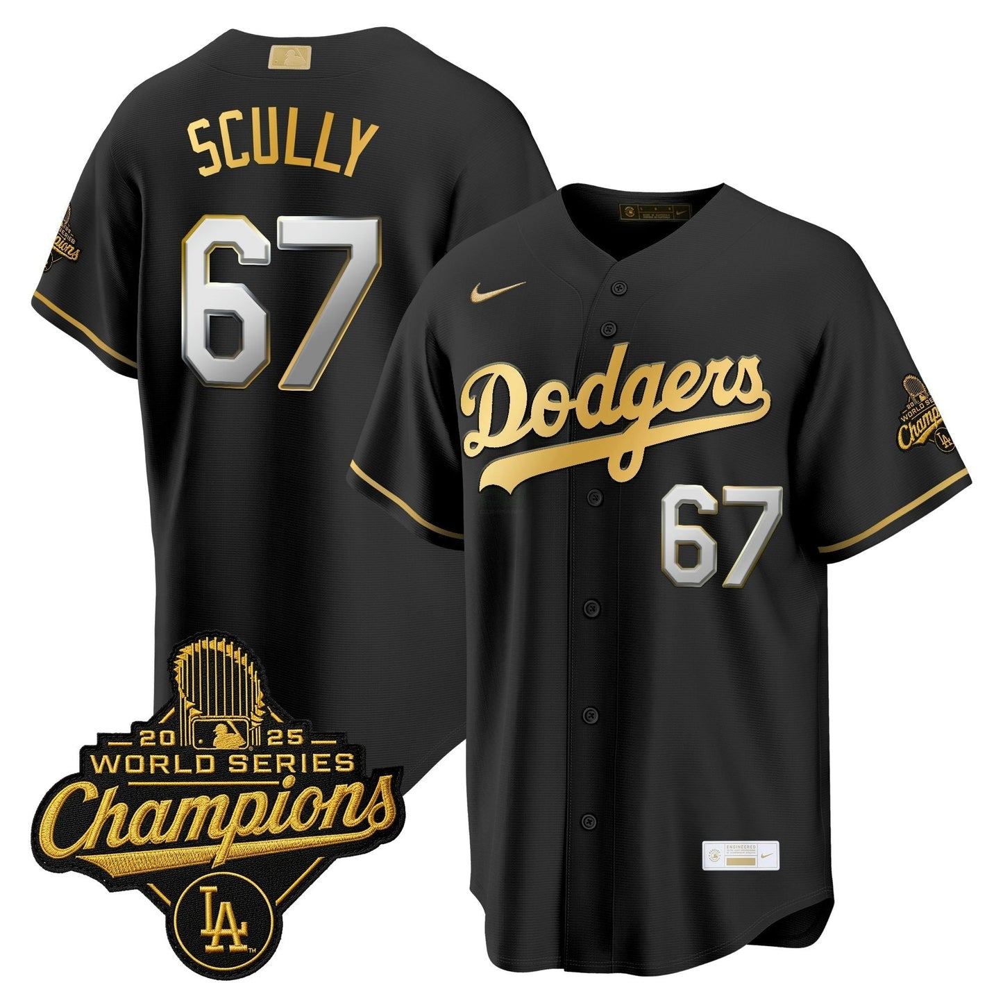 Camisa MLB Men’s Los Angeles “Gold Collection” Premier Limited Jersey