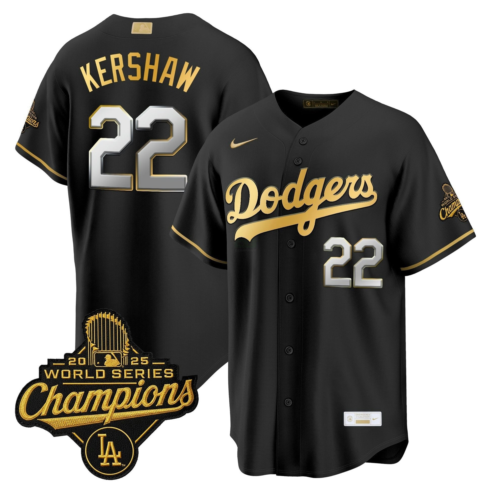 Camisa MLB Men’s Los Angeles “Gold Collection” Premier Limited Jersey