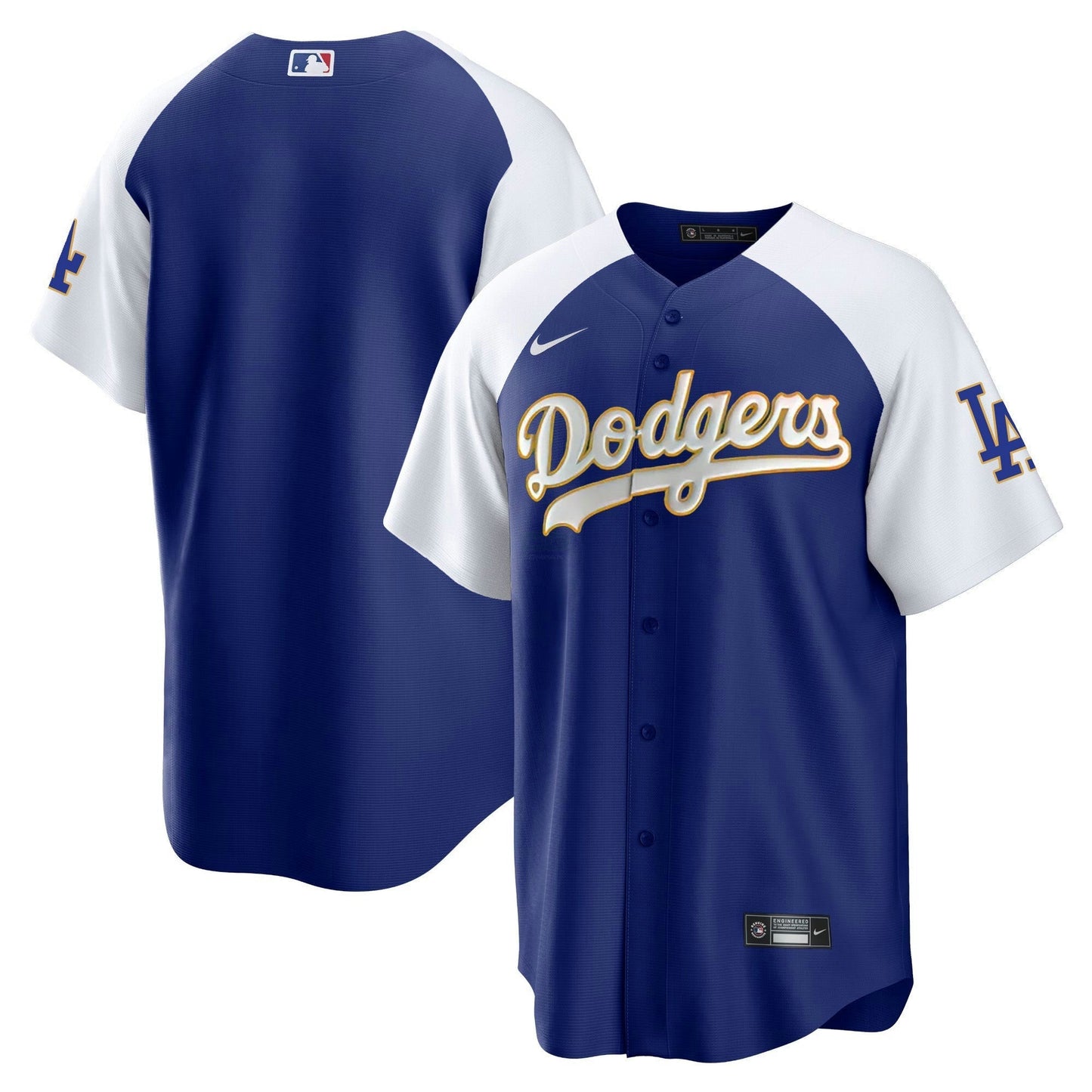 Camisa MLB Men’s Los Angeles Gold Trim Cool Base Jersey